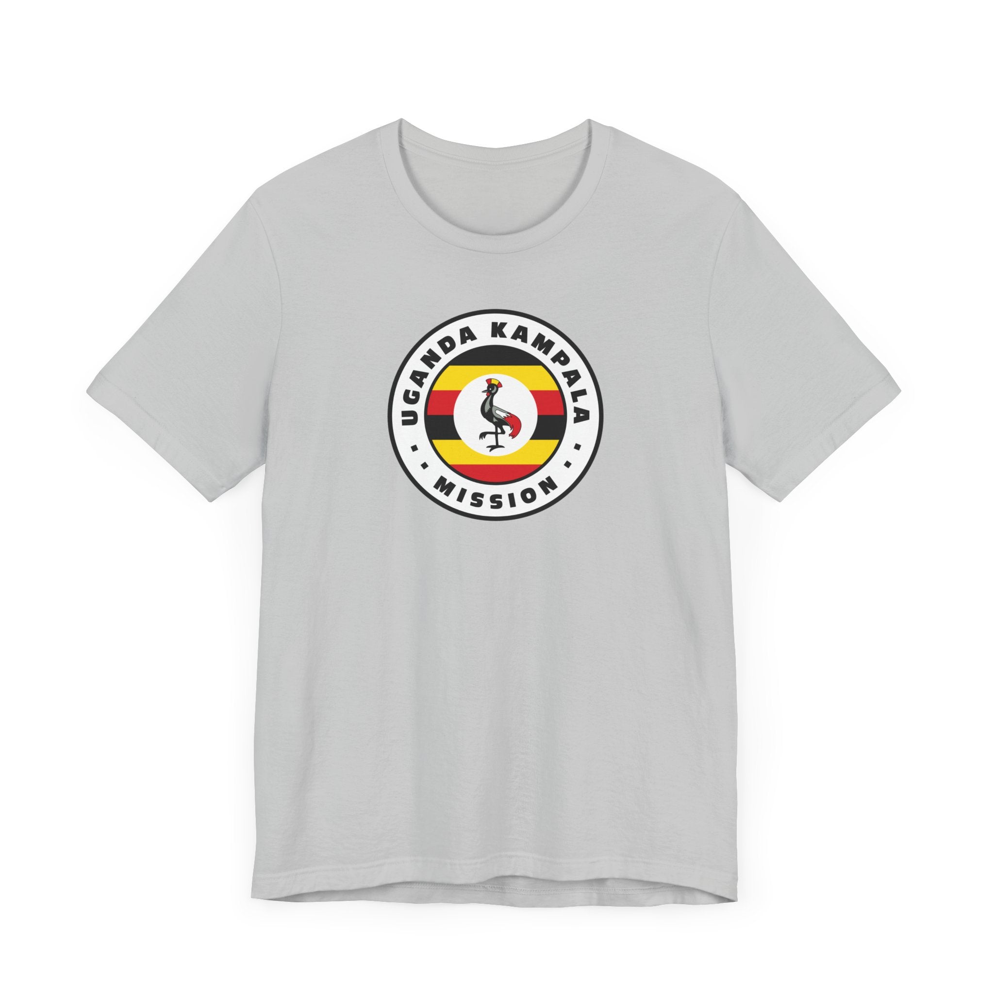 Uganda Kampala Mission Flag Logo (White Border) T-shirt - Mission Wishlist - LDS Missionary Gift Store