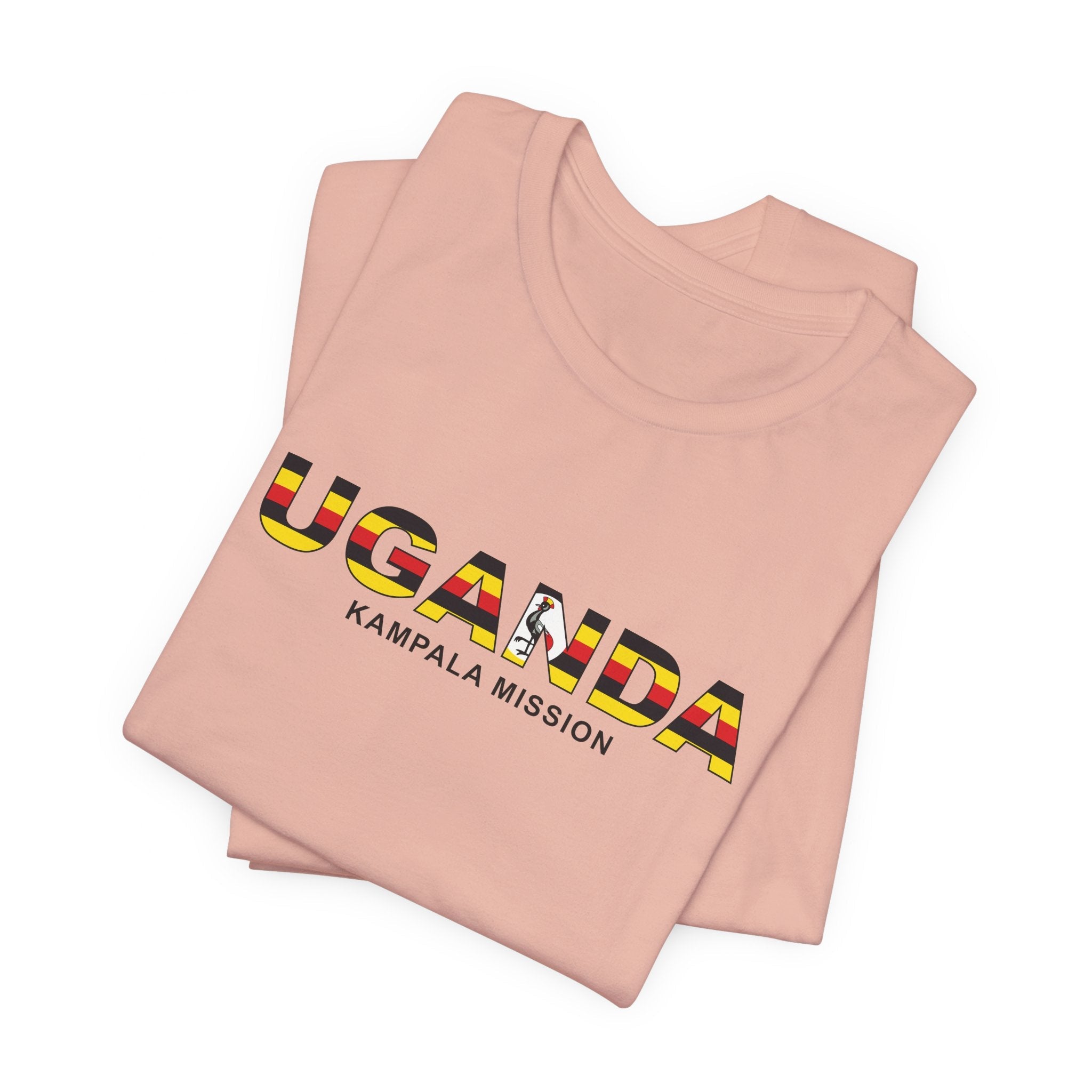 Uganda Kampala Mission Flag Title T-shirt - Mission Wishlist - LDS Missionary Gift Store