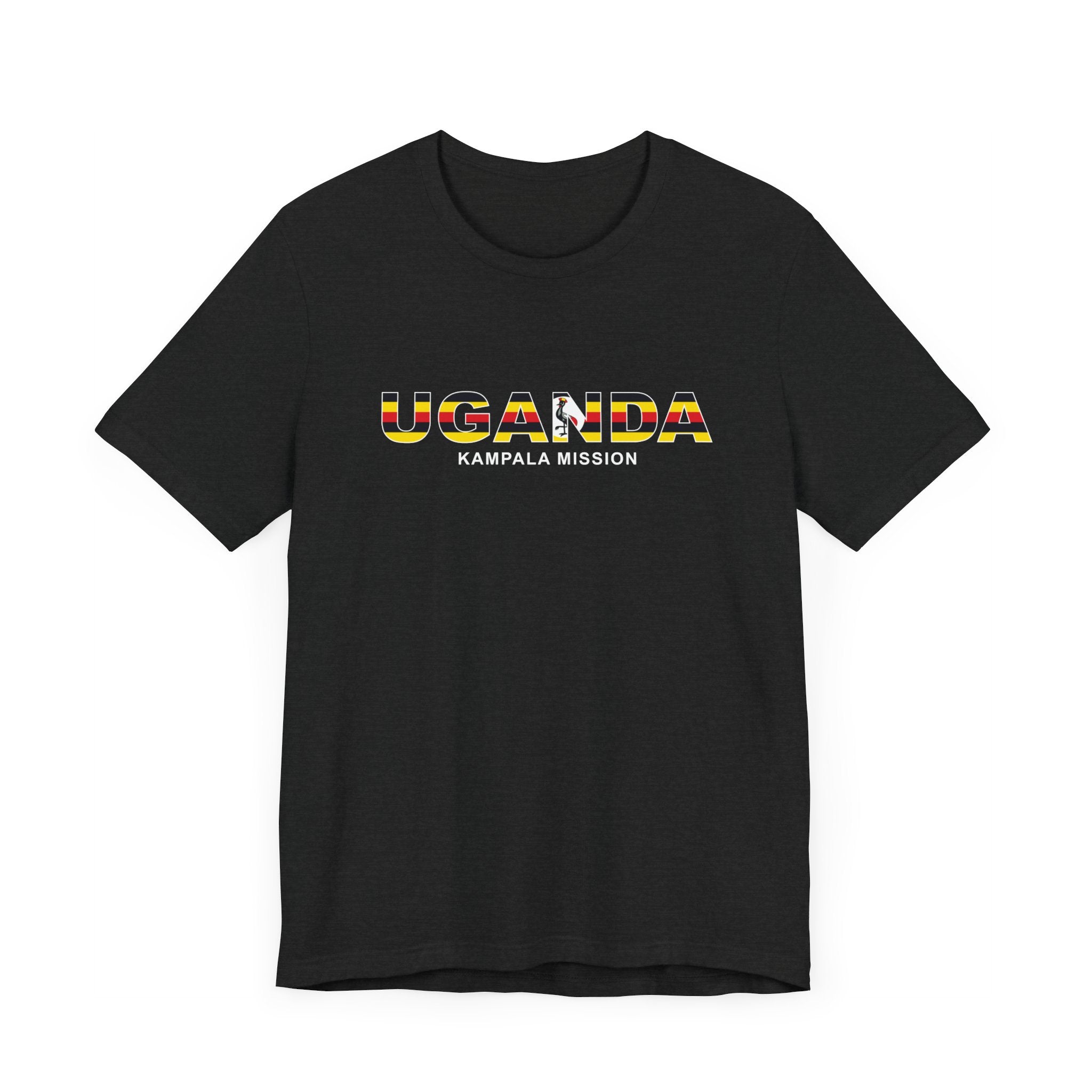 Uganda Kampala Mission Flag Title T-shirt - Mission Wishlist - LDS Missionary Gift Store