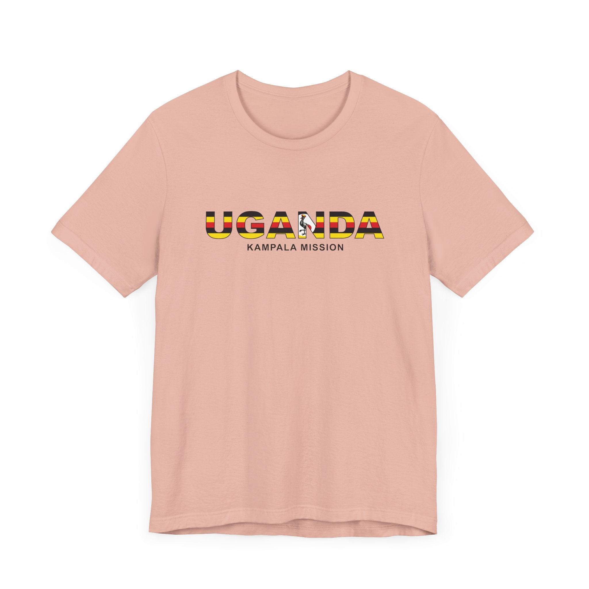 Uganda Kampala Mission Flag Title T-shirt - Mission Wishlist - LDS Missionary Gift Store