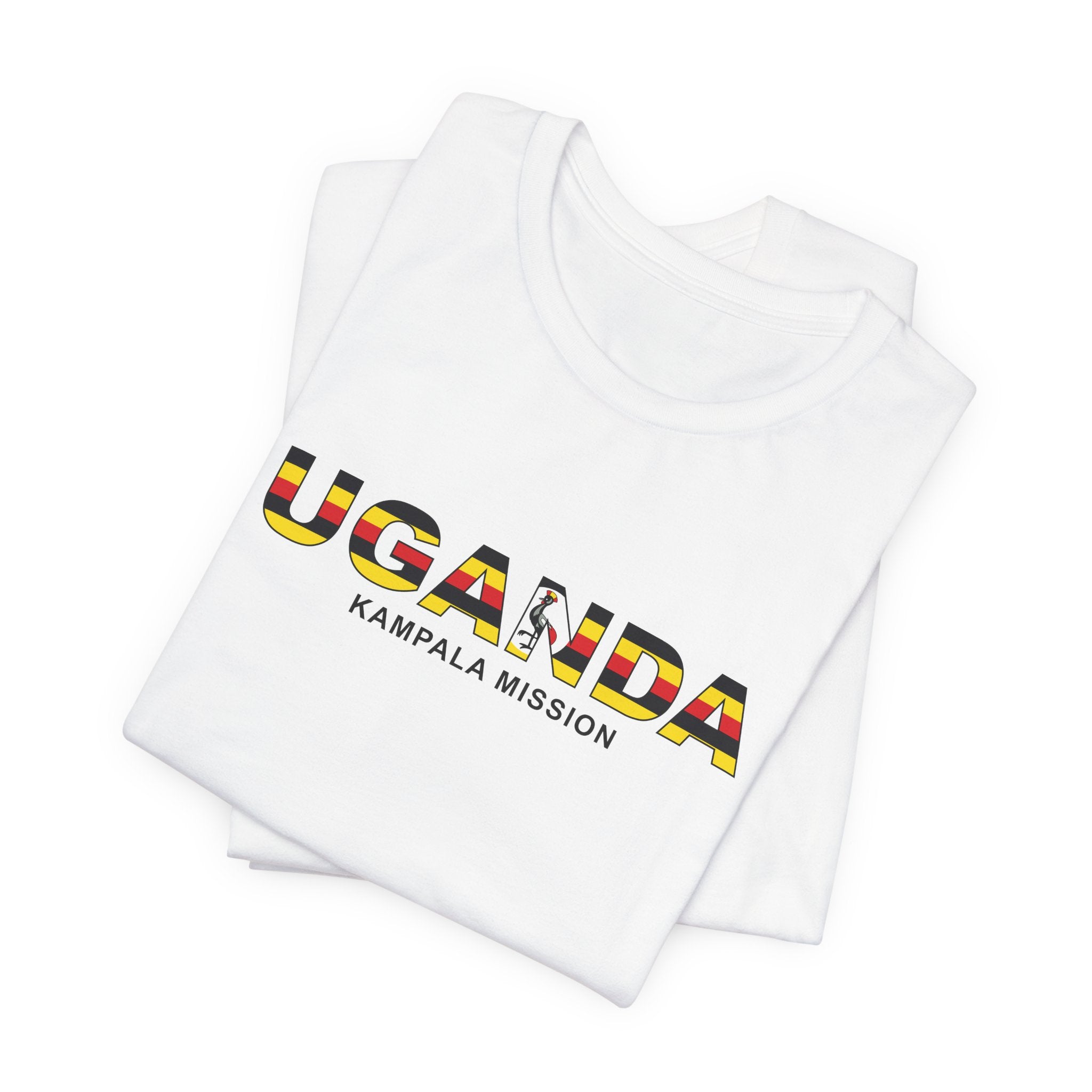 Uganda Kampala Mission Flag Title T-shirt - Mission Wishlist - LDS Missionary Gift Store