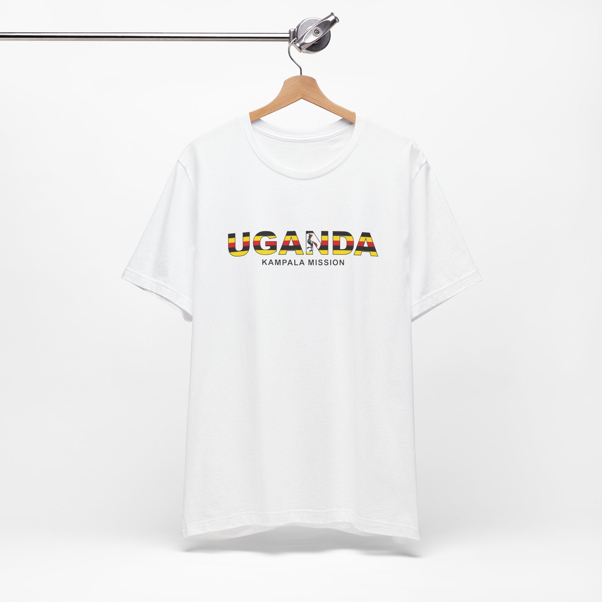 Uganda Kampala Mission Flag Title T-shirt - Mission Wishlist - LDS Missionary Gift Store
