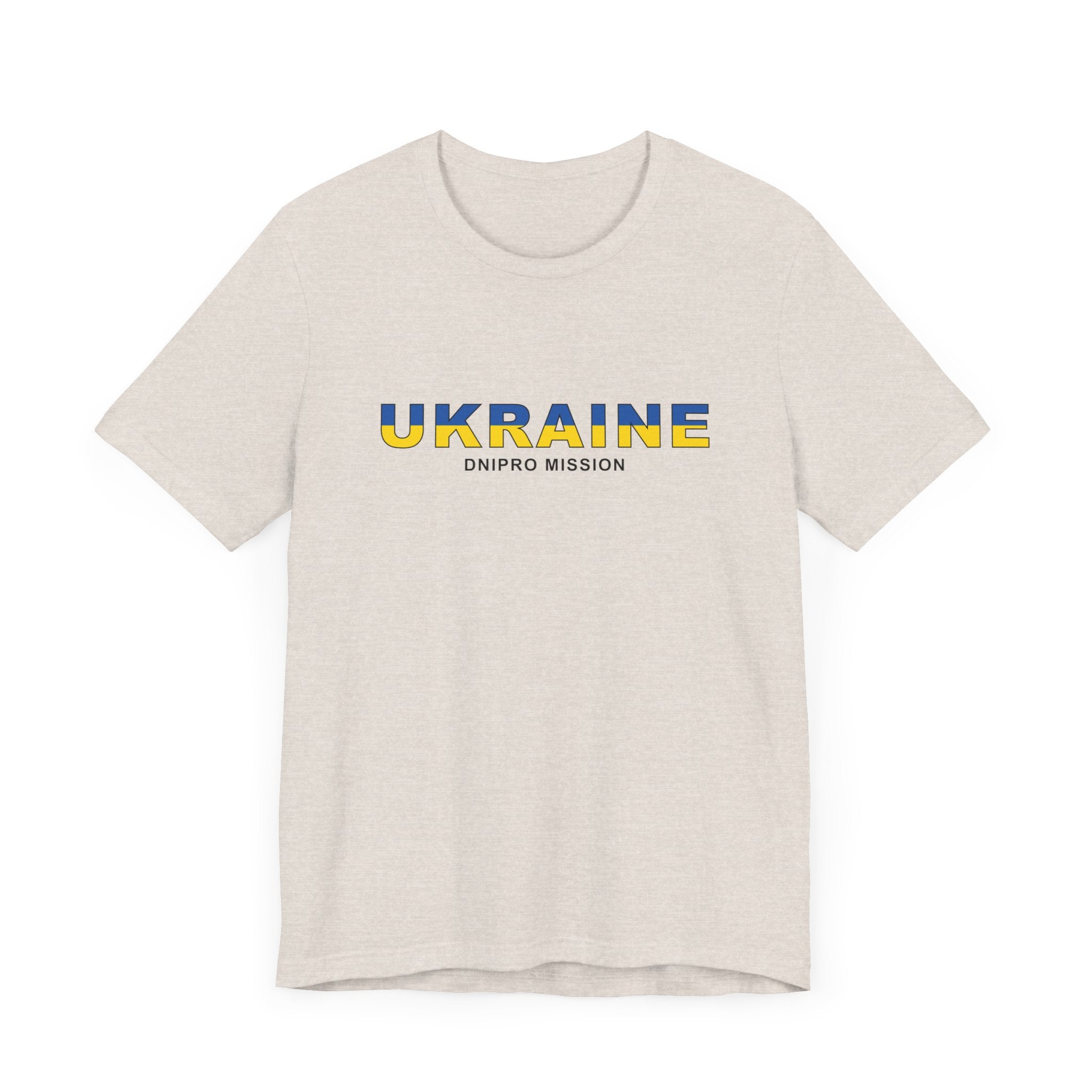 Ukraine Dnipro Mission Flag Title T-shirt - Latter-Day Saint LDS Missionary Gift - Book of Mormon
