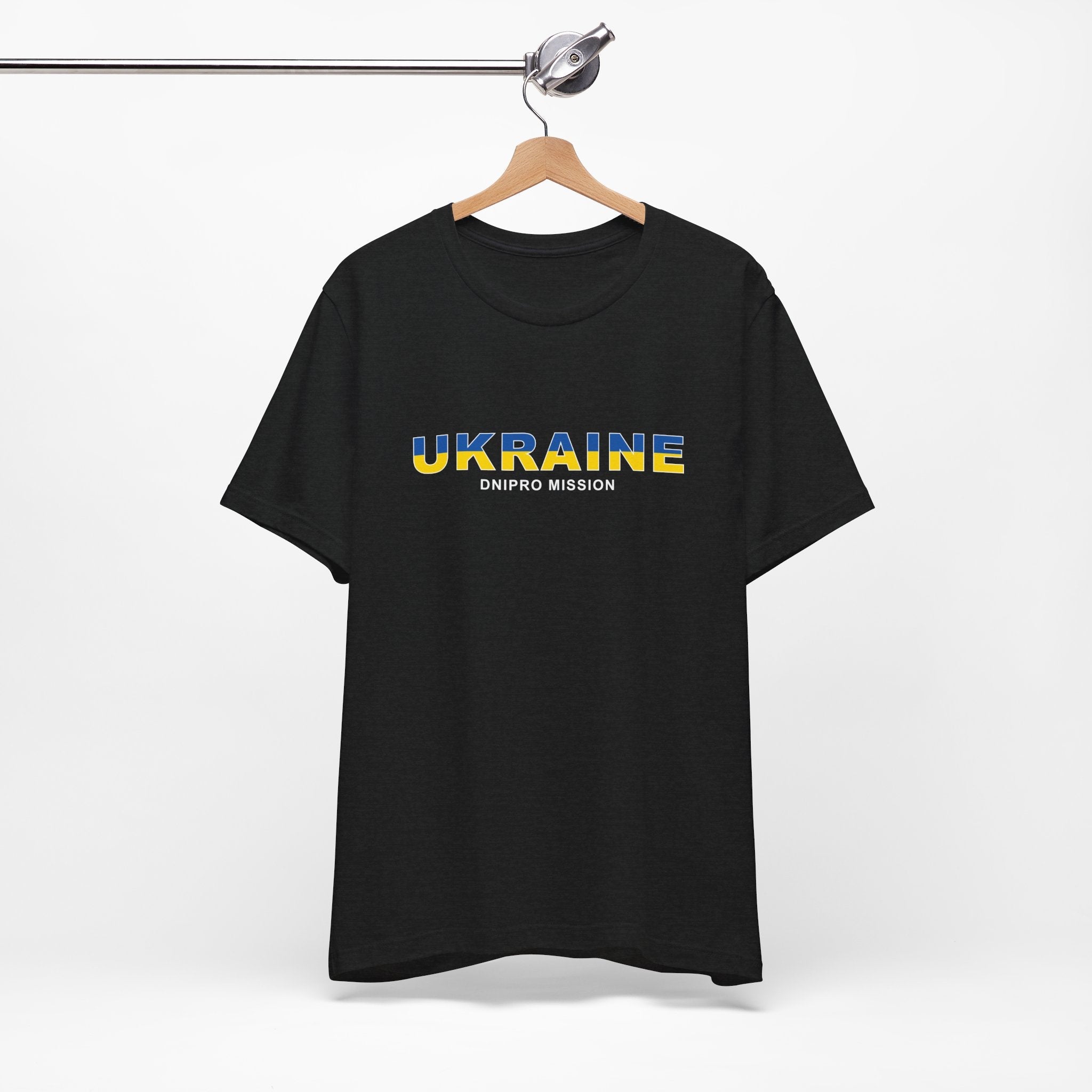Ukraine Dnipro Mission Flag Title T-shirt - Latter-Day Saint LDS Missionary Gift - Book of Mormon