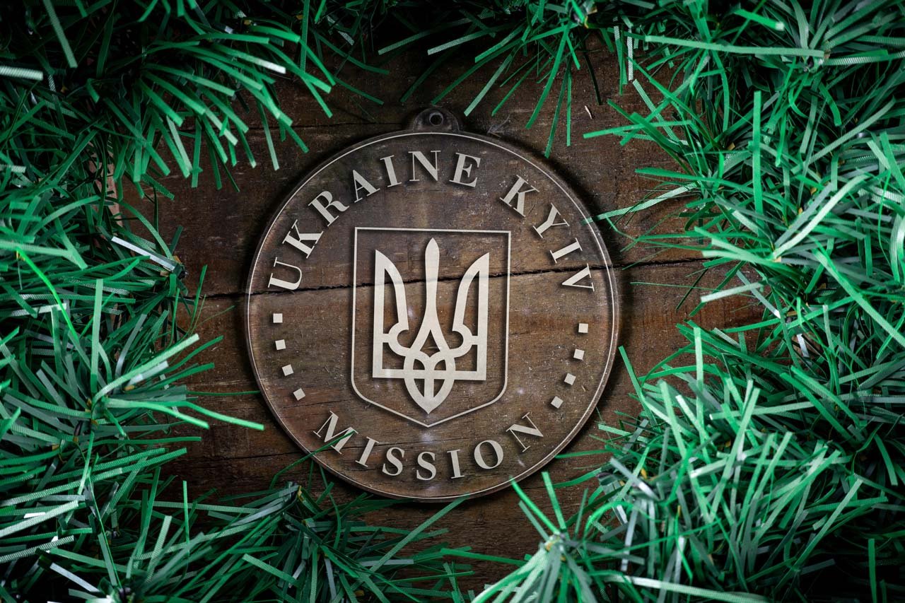 Ukraine Kyiv Mission Christmas Ornament - Latter-Day Saint LDS Missionary Gift - Book of Mormon