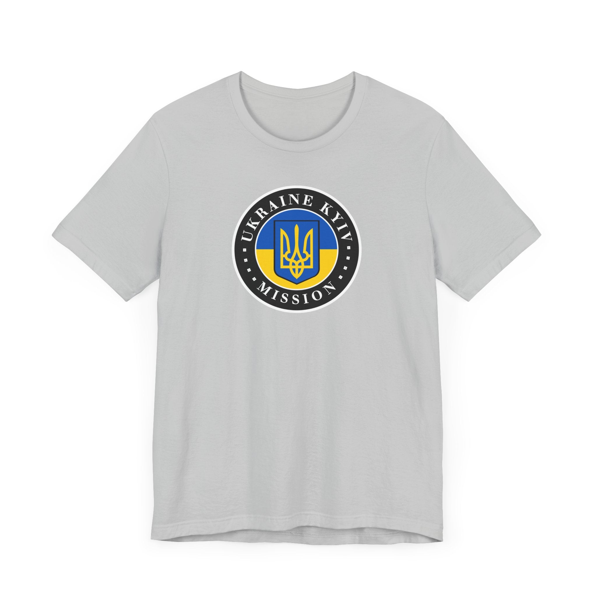 Ukraine Kyiv-Moldova Mission Flag Logo (Black Border) T-shirt - Mission Wishlist - LDS Missionary Gift Store
