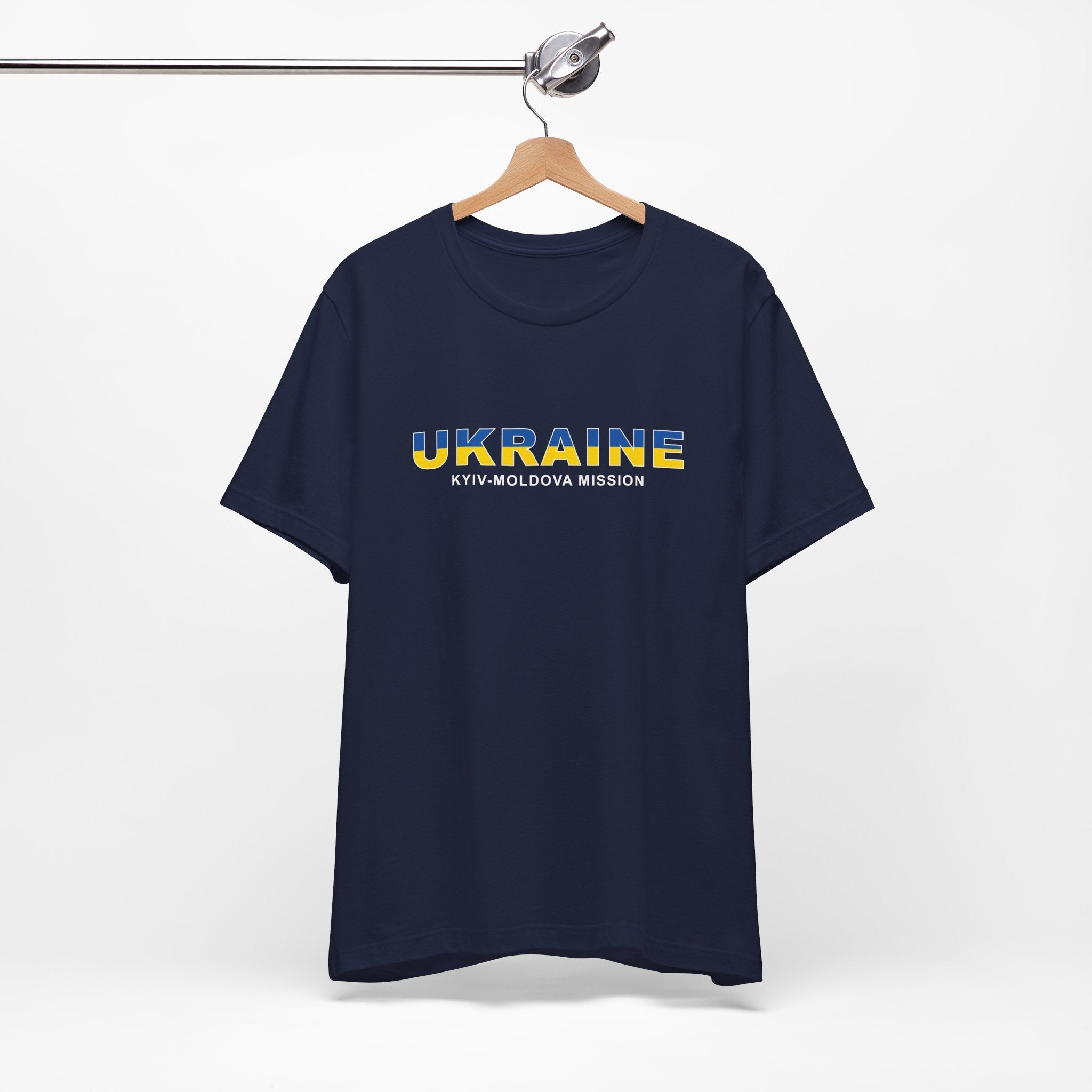 Ukraine Kyiv-Moldova Mission Flag Title T-shirt - Mission Wishlist - LDS Missionary Gift Store