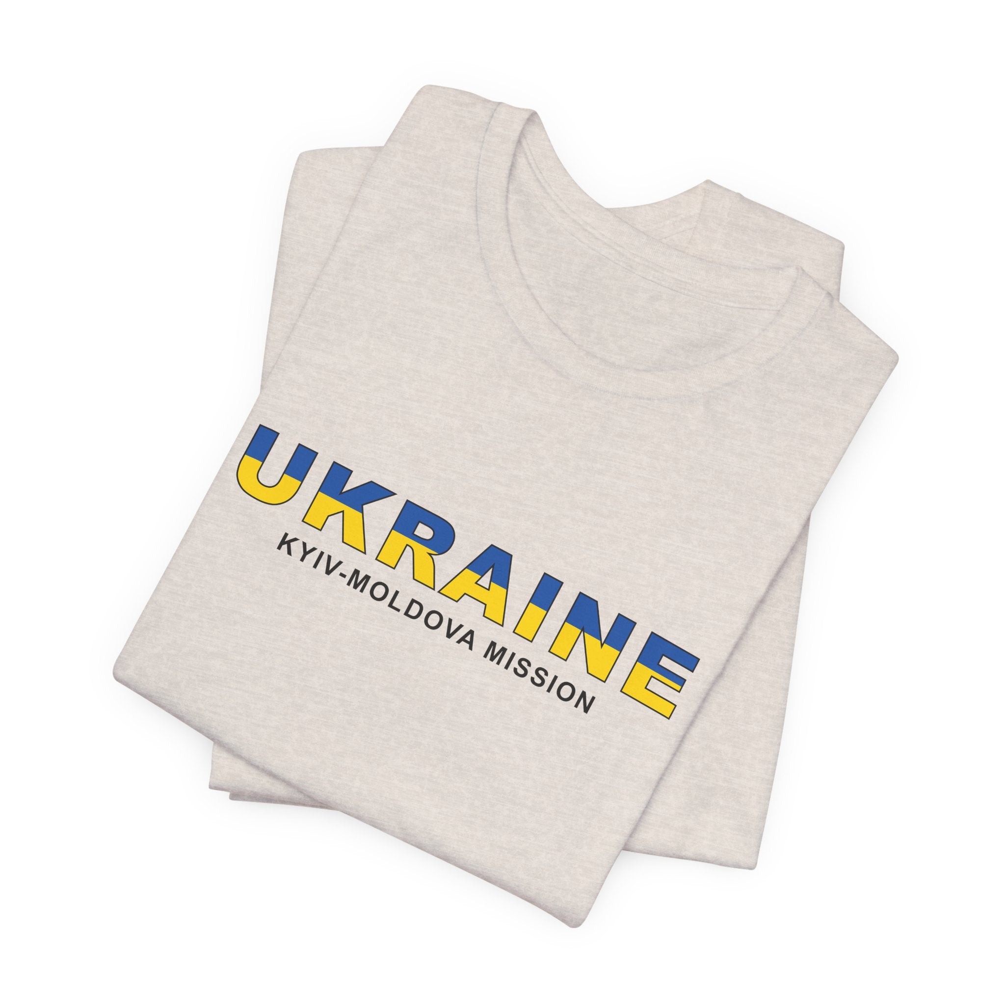 Ukraine Kyiv-Moldova Mission Flag Title T-shirt - Mission Wishlist - LDS Missionary Gift Store