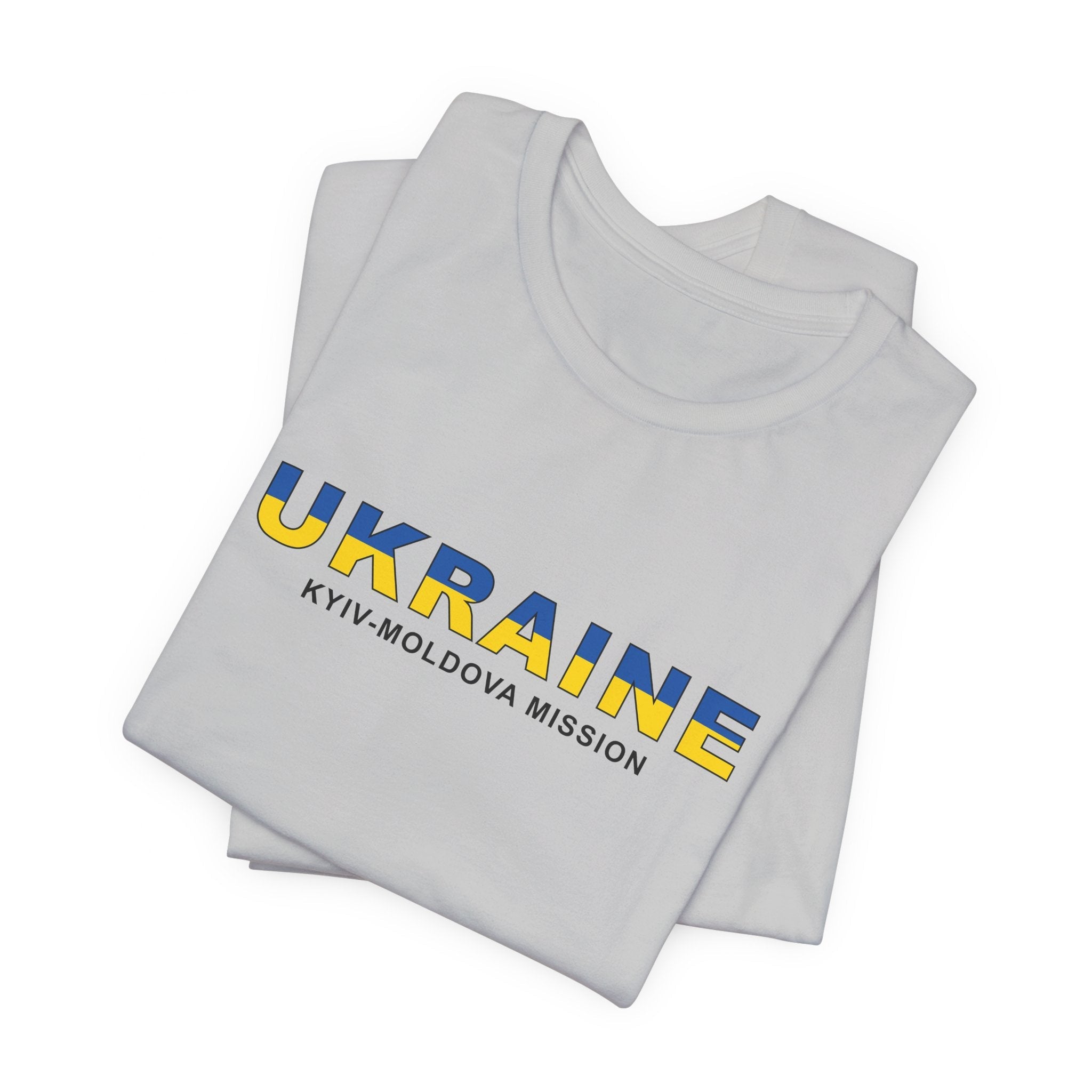 Ukraine Kyiv-Moldova Mission Flag Title T-shirt - Mission Wishlist - LDS Missionary Gift Store
