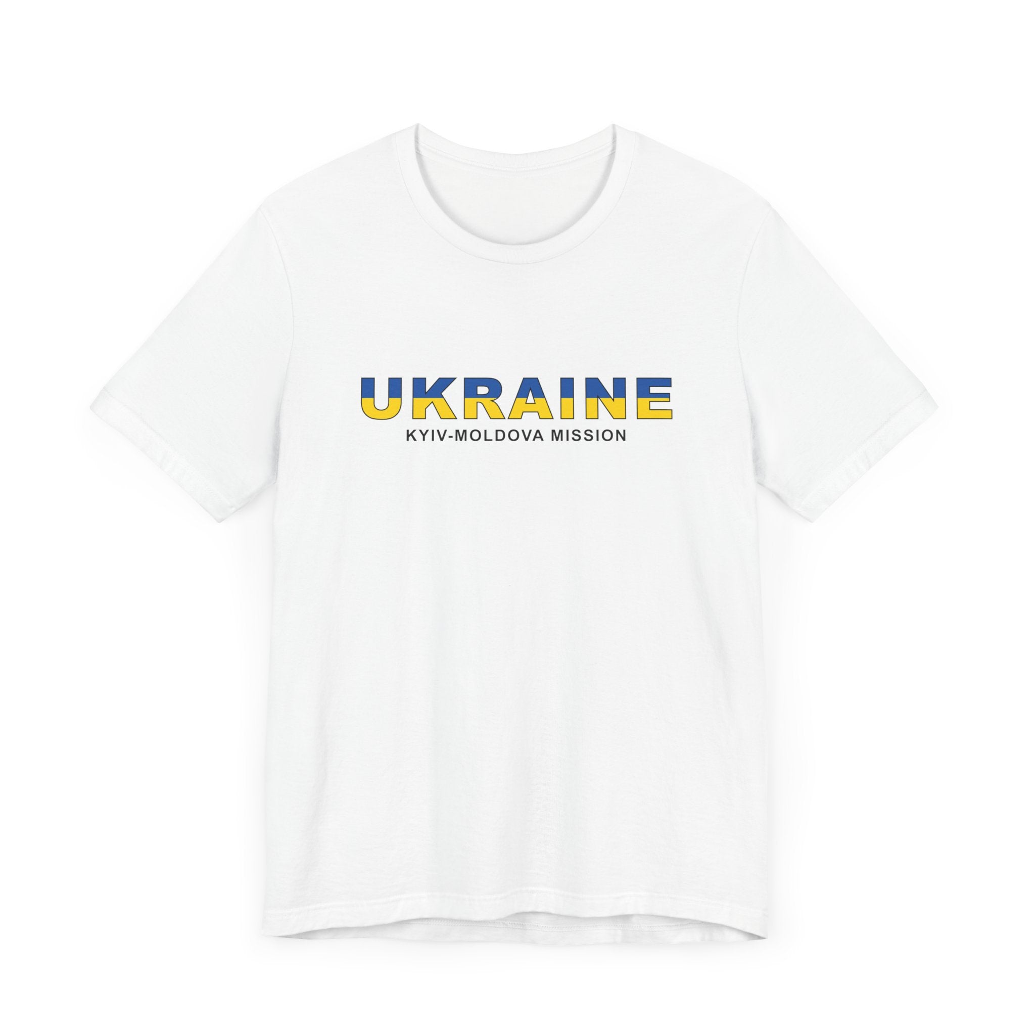 Ukraine Kyiv-Moldova Mission Flag Title T-shirt - Mission Wishlist - LDS Missionary Gift Store