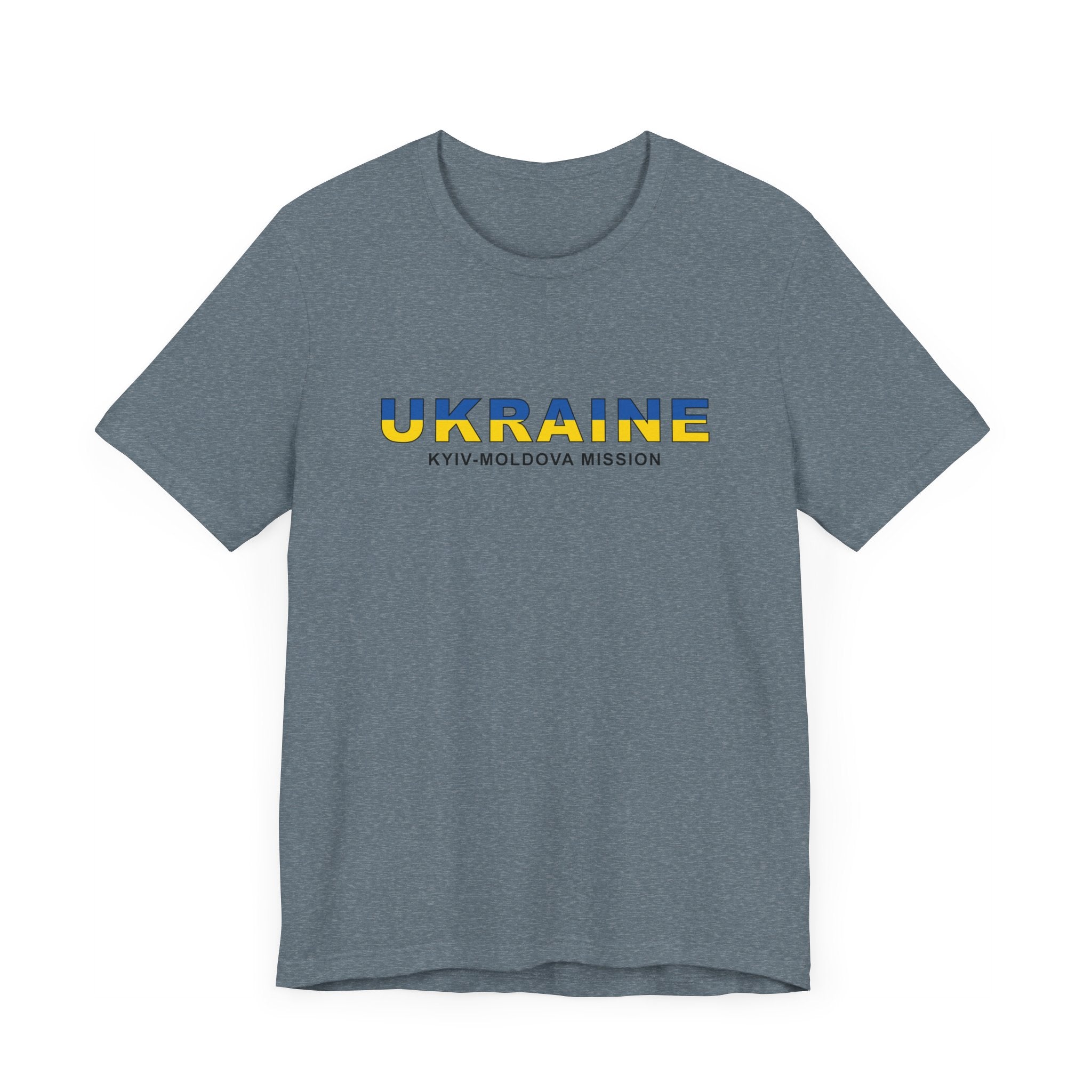 Ukraine Kyiv-Moldova Mission Flag Title T-shirt - Mission Wishlist - LDS Missionary Gift Store