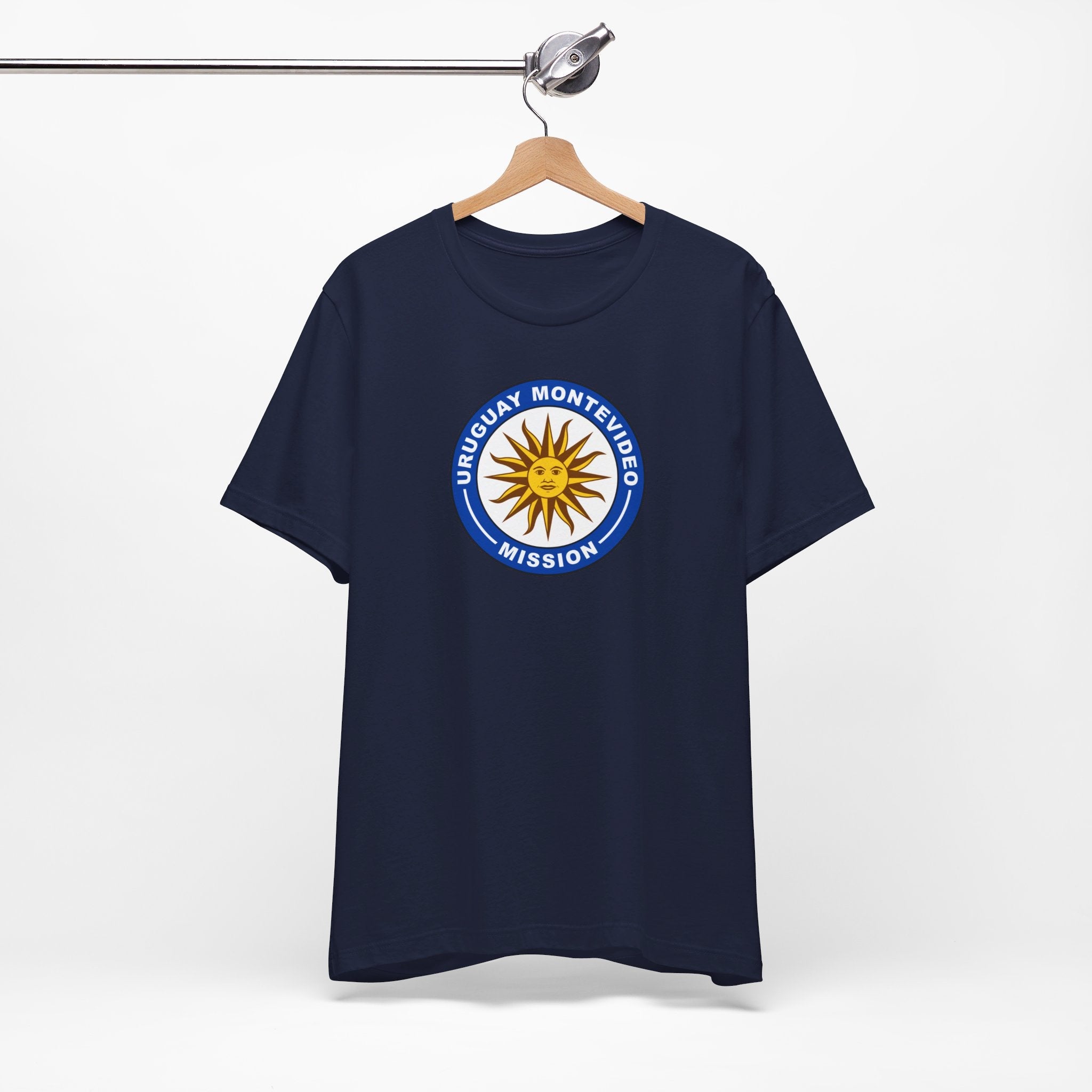 Uruguay Montevideo Mission Circular Flag T-shirt - Mission Wishlist - LDS Missionary Gift Store