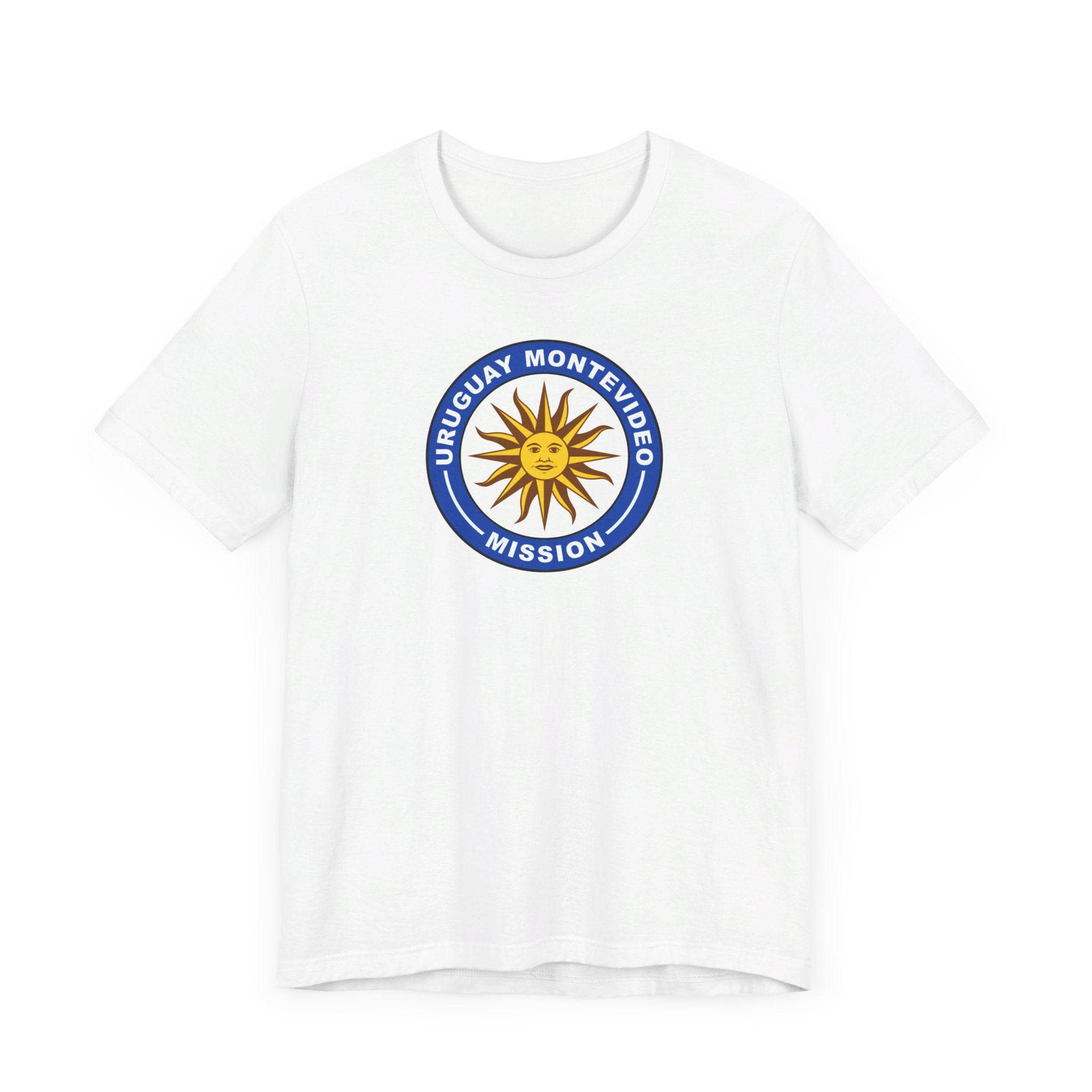 Uruguay Montevideo Mission Circular Flag T-shirt - Mission Wishlist - LDS Missionary Gift Store