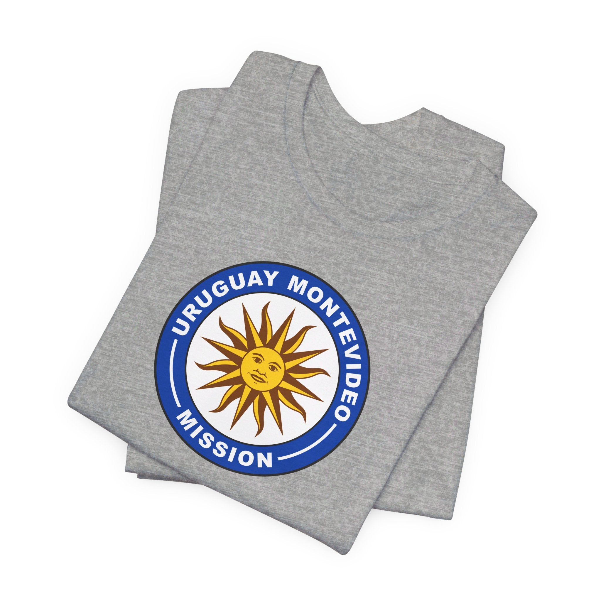 Uruguay Montevideo Mission Circular Flag T-shirt - Mission Wishlist - LDS Missionary Gift Store