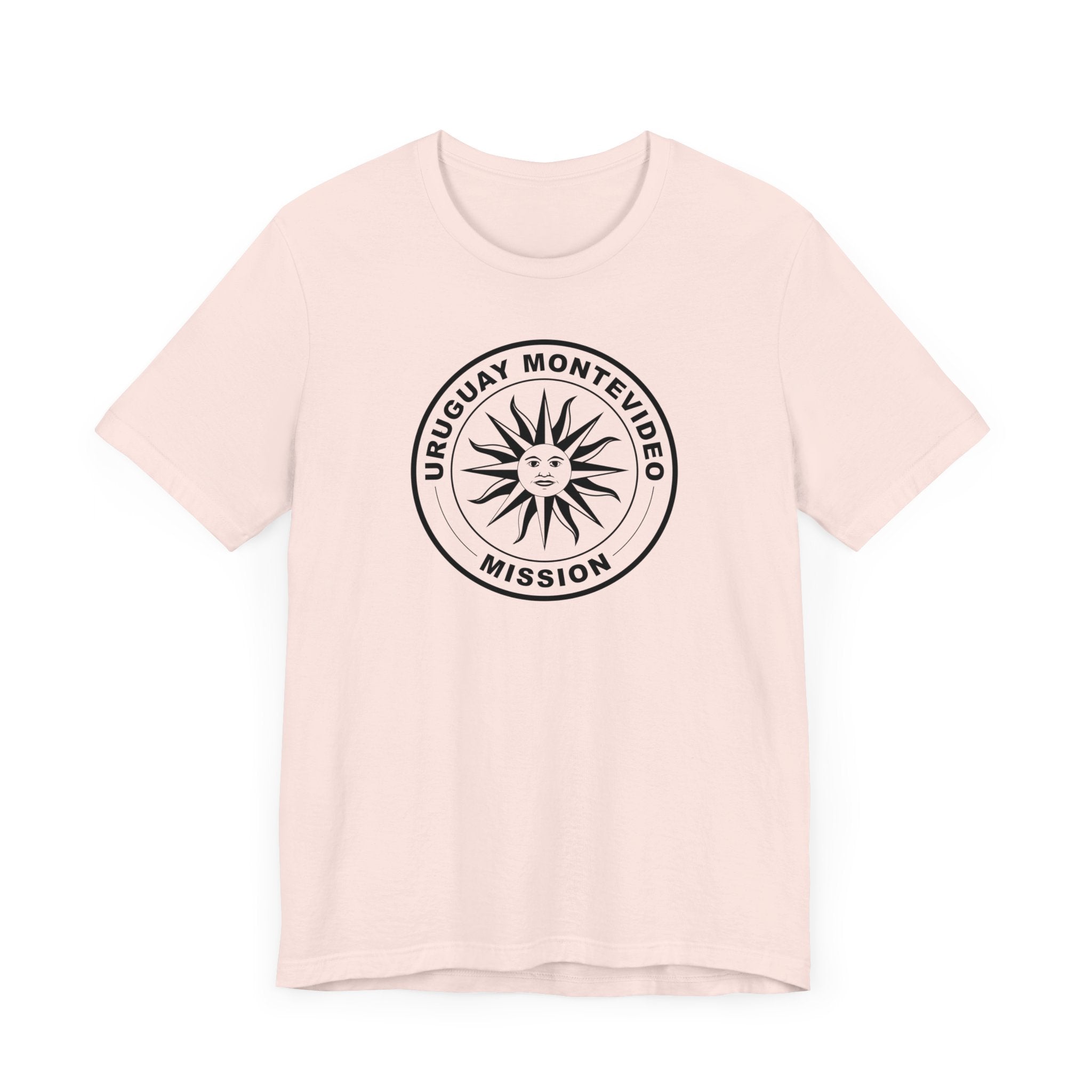 Uruguay Montevideo Mission Circular Monochrome Logo T-Shirt - Mission Wishlist - LDS Missionary Gift Store
