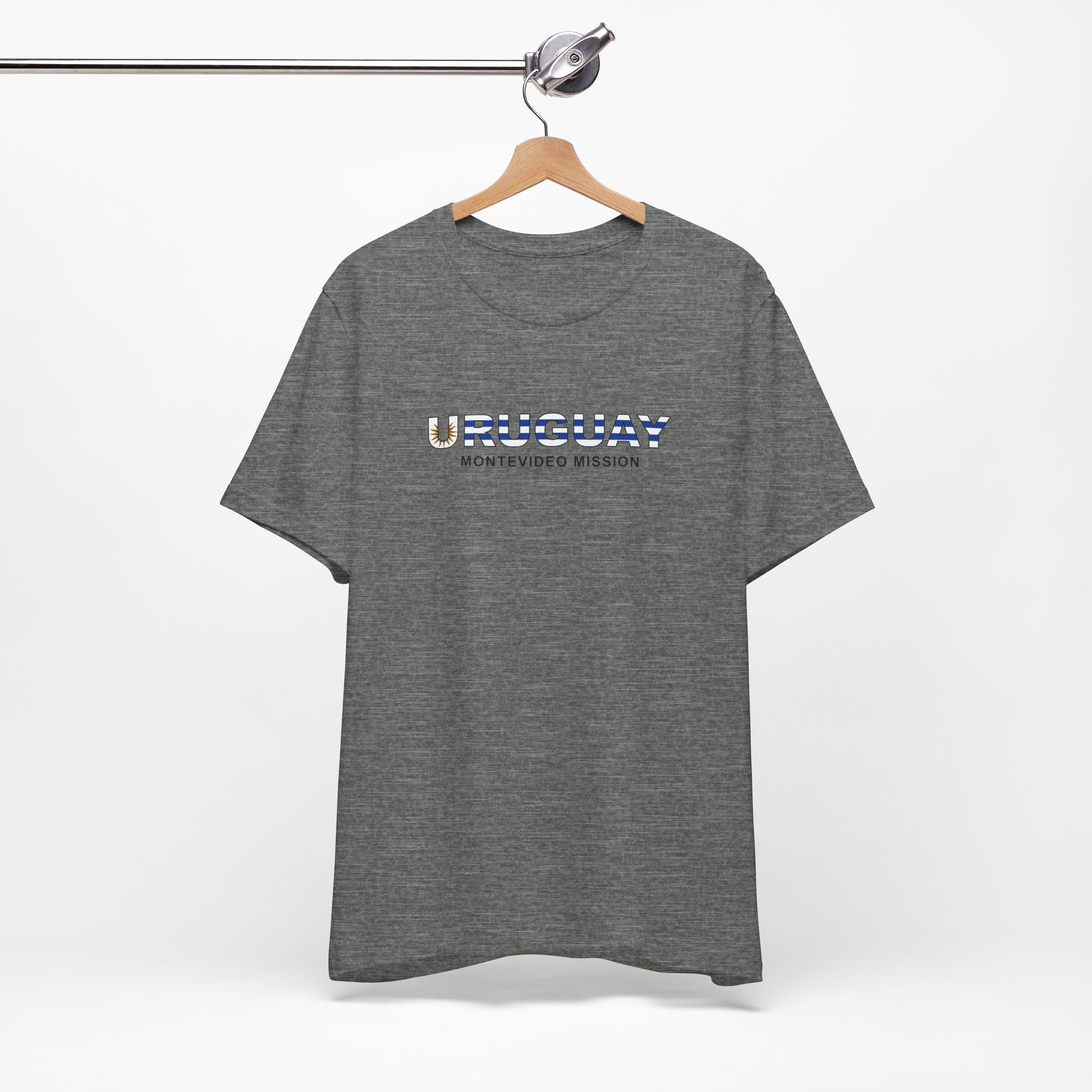 Uruguay Montevideo Mission Flag Title T-shirt - Mission Wishlist - LDS Missionary Gift Store