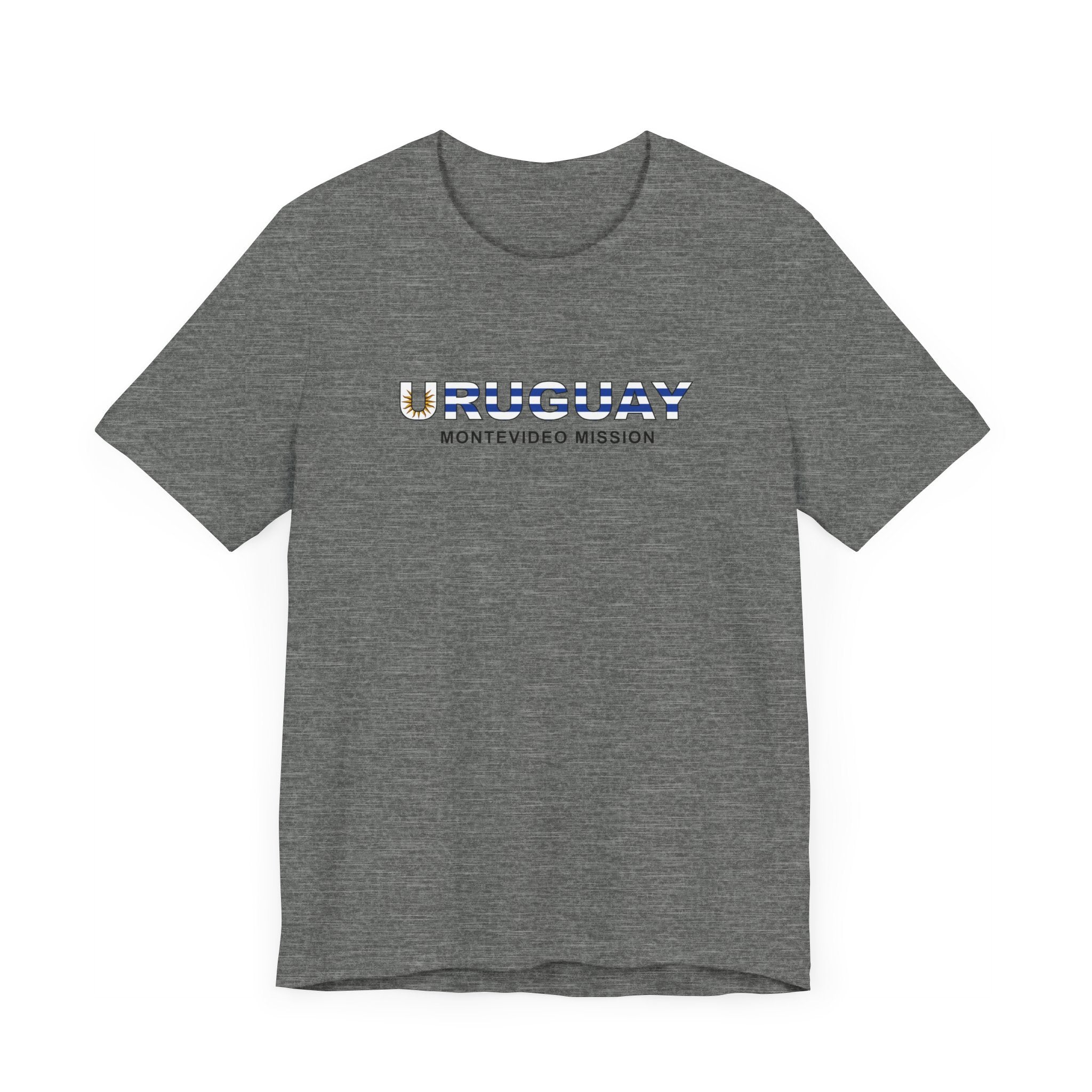 Uruguay Montevideo Mission Flag Title T-shirt - Mission Wishlist - LDS Missionary Gift Store