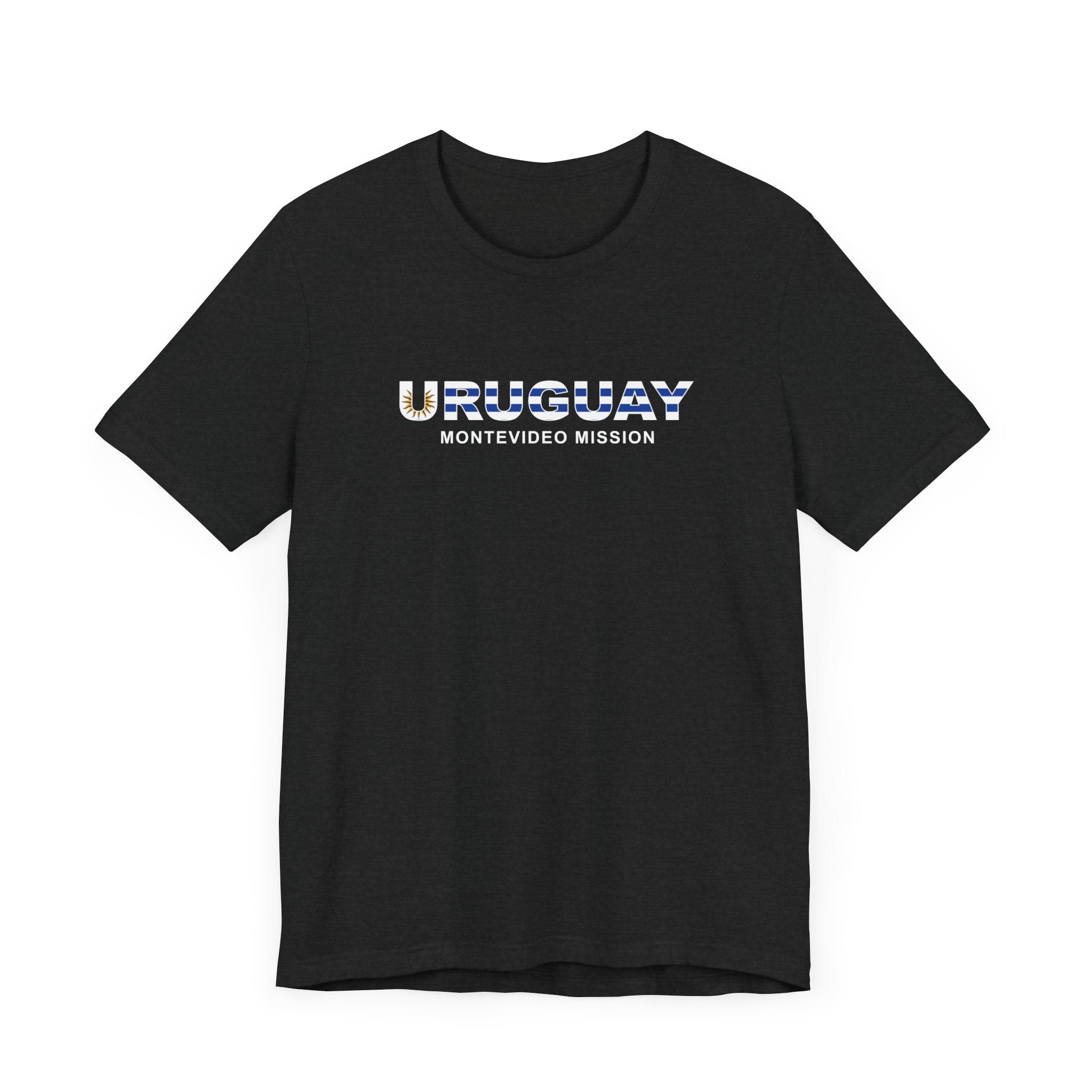 Uruguay Montevideo Mission Flag Title T-shirt - Mission Wishlist - LDS Missionary Gift Store