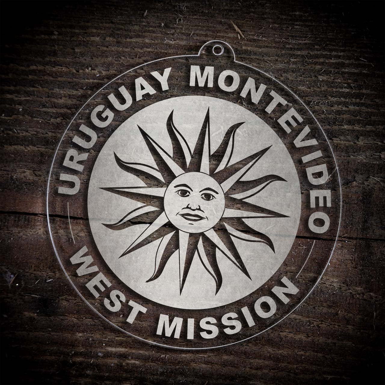 Uruguay Montevideo West Mission Christmas Ornament - Latter-Day Saint LDS Missionary Gift - Book of Mormon