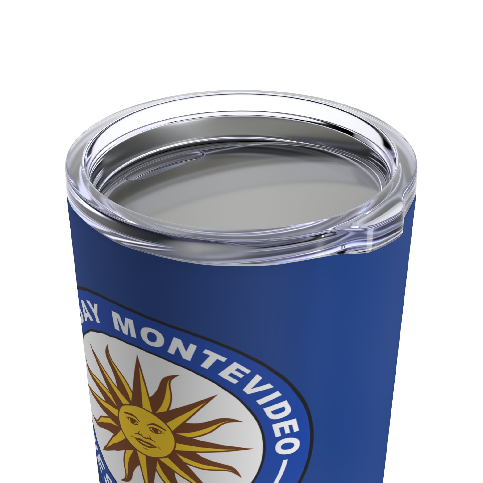 Uruguay Montevideo West Mission Flag Logo Tumbler 20oz Blue - Mission Wishlist - LDS Missionary Gift Store