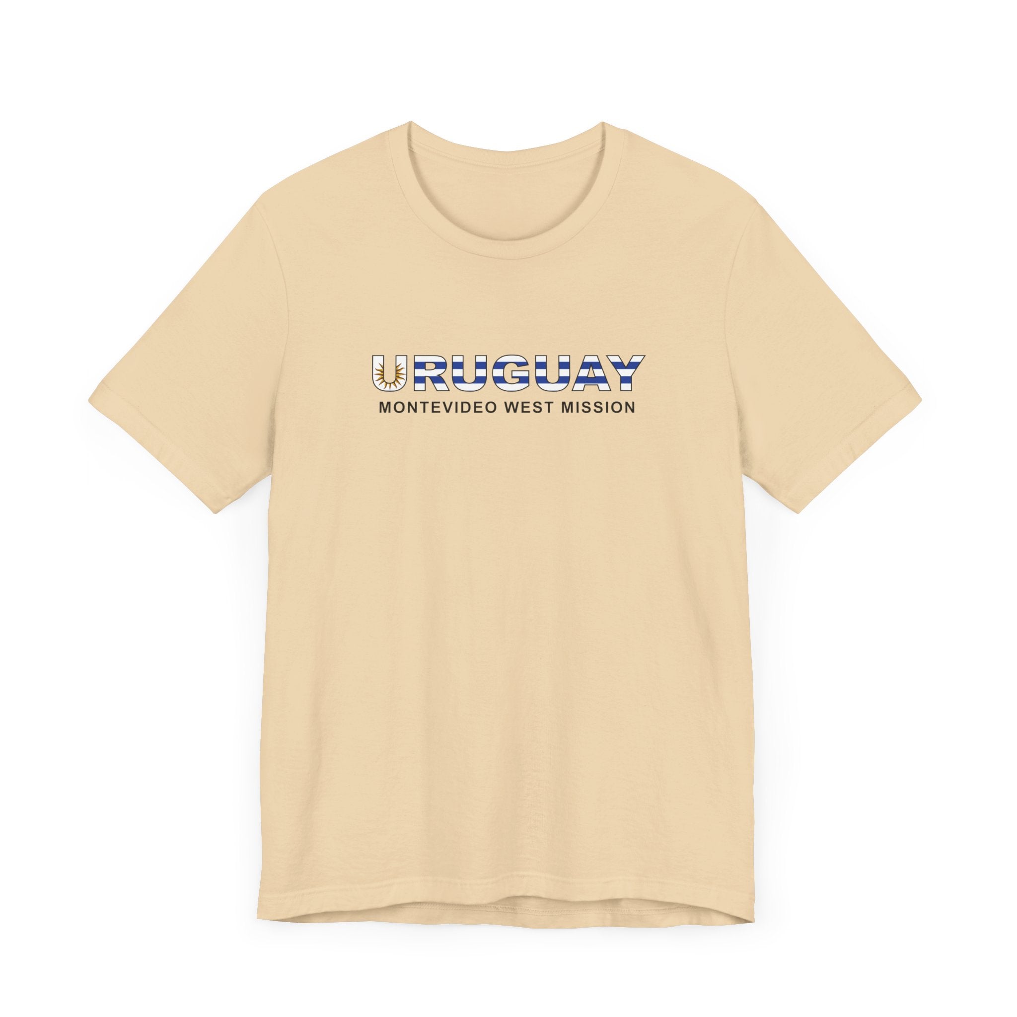 Uruguay Montevideo West Mission Flag Title T-shirt - Mission Wishlist - LDS Missionary Gift Store