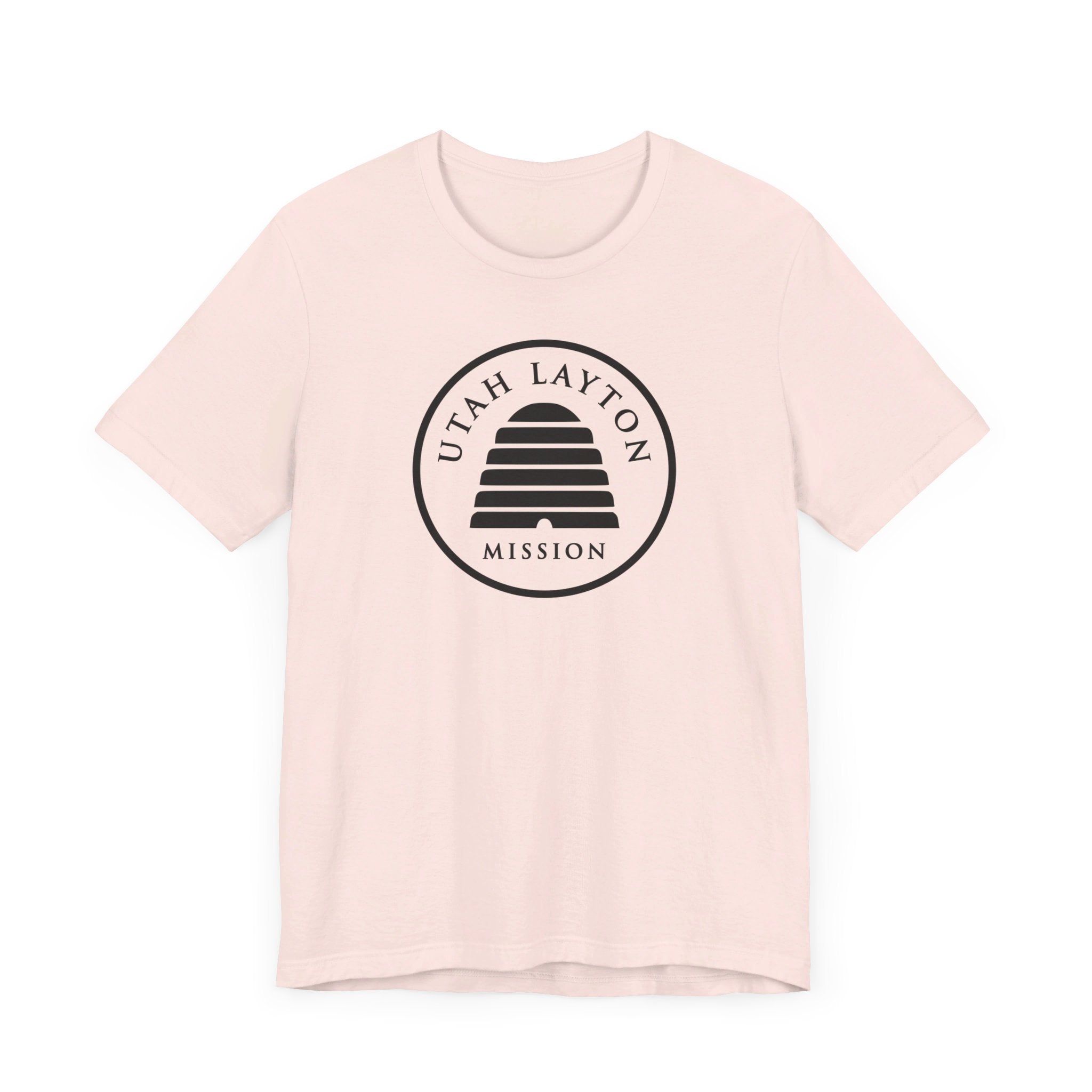Utah Layton Mission Circular Monochrome Logo T-Shirt - Mission Wishlist - LDS Missionary Gift Store