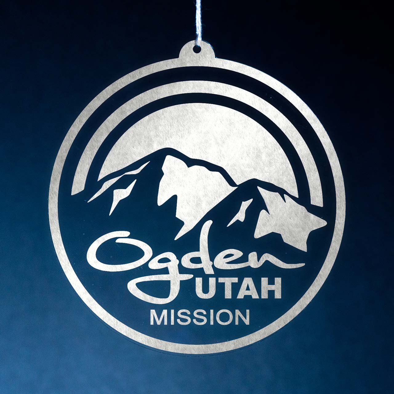 Utah Ogden Mission Christmas Ornament - Latter-Day Saint LDS Missionary Gift - Book of Mormon