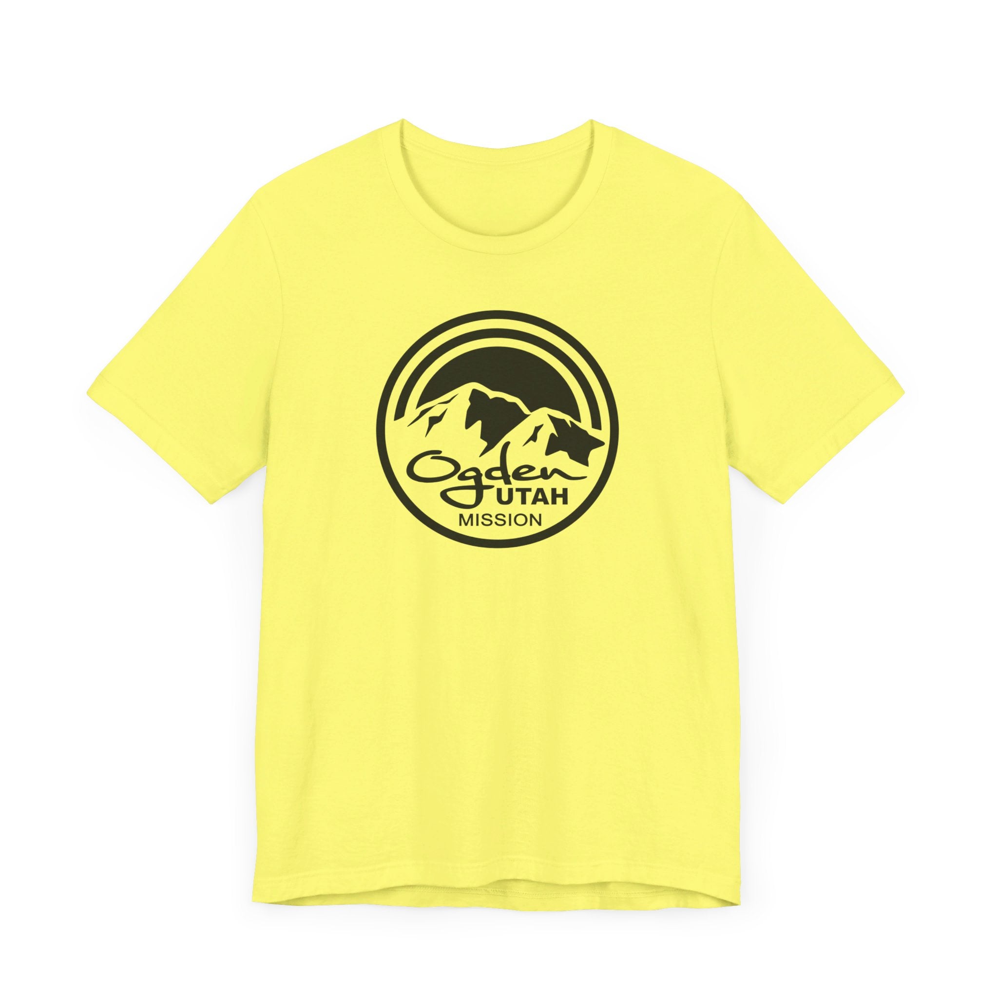 Utah Ogden Mission Circular Monochrome Logo T-Shirt - Mission Wishlist - LDS Missionary Gift Store