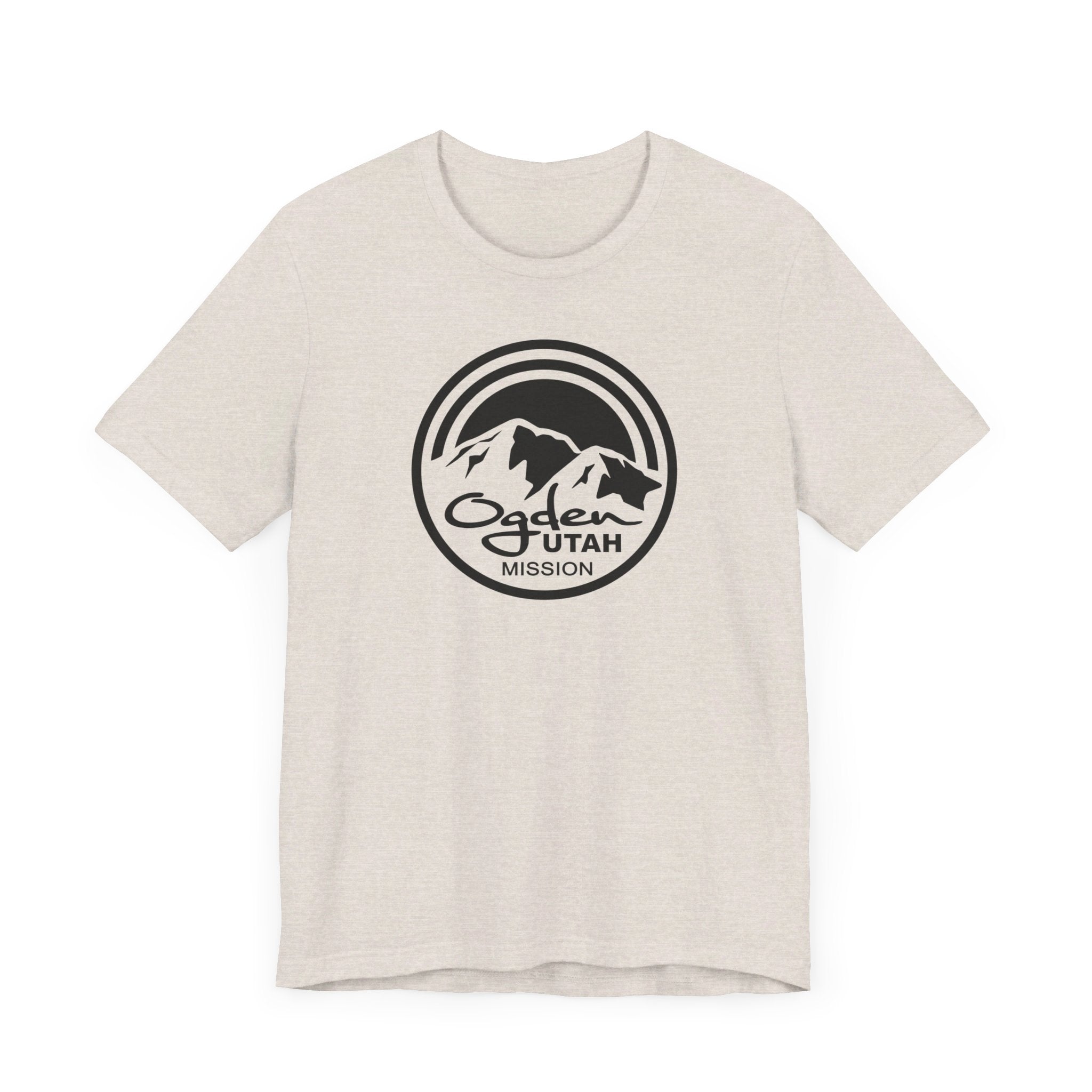 Utah Ogden Mission Circular Monochrome Logo T-Shirt - Mission Wishlist - LDS Missionary Gift Store