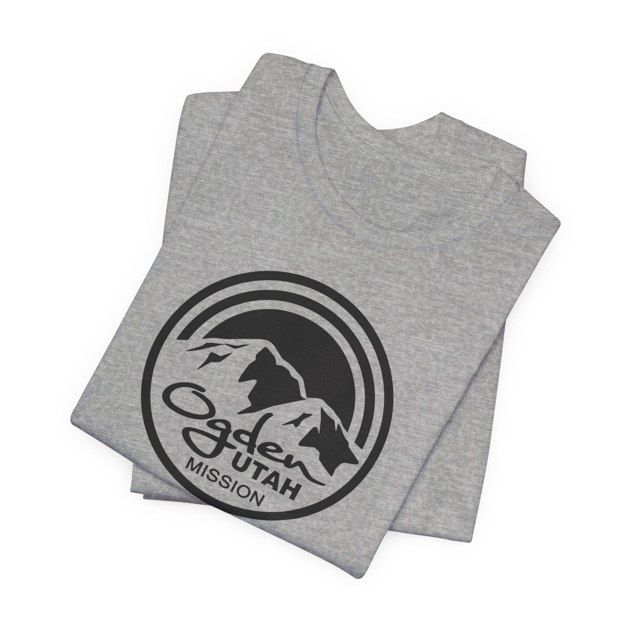 Utah Ogden Mission Circular Monochrome Logo T-Shirt - Mission Wishlist - LDS Missionary Gift Store