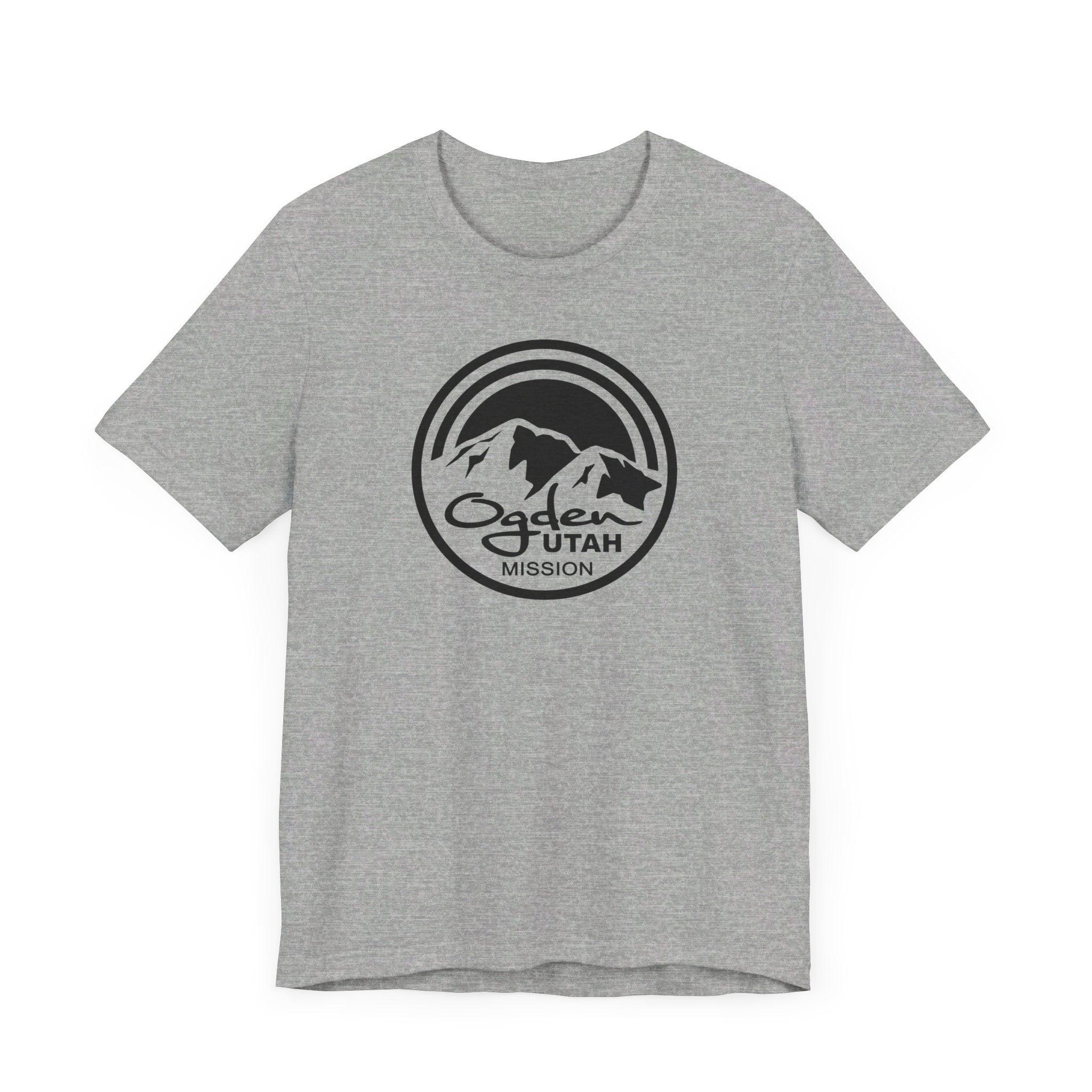 Utah Ogden Mission Circular Monochrome Logo T-Shirt - Mission Wishlist - LDS Missionary Gift Store