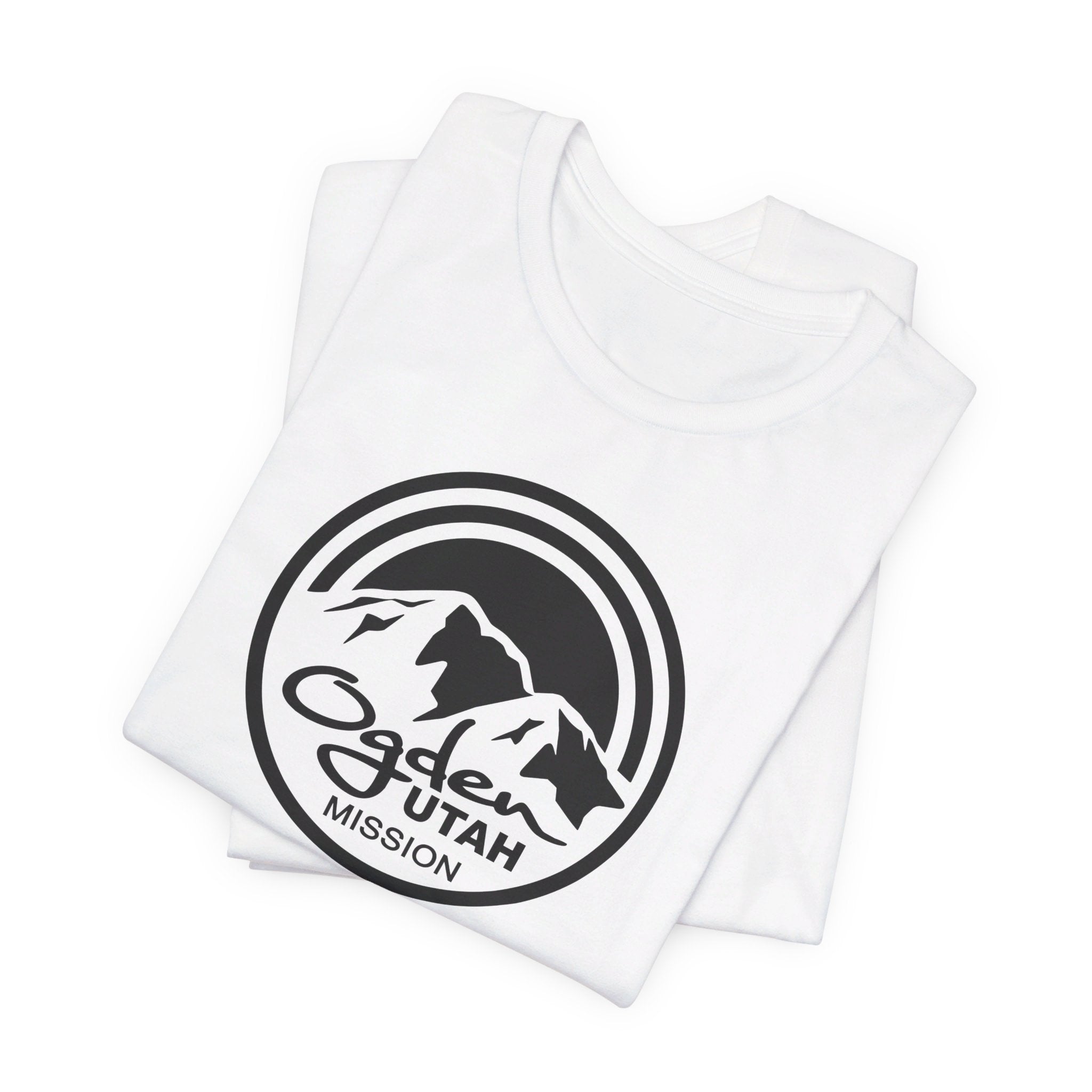 Utah Ogden Mission Circular Monochrome Logo T-Shirt - Mission Wishlist - LDS Missionary Gift Store