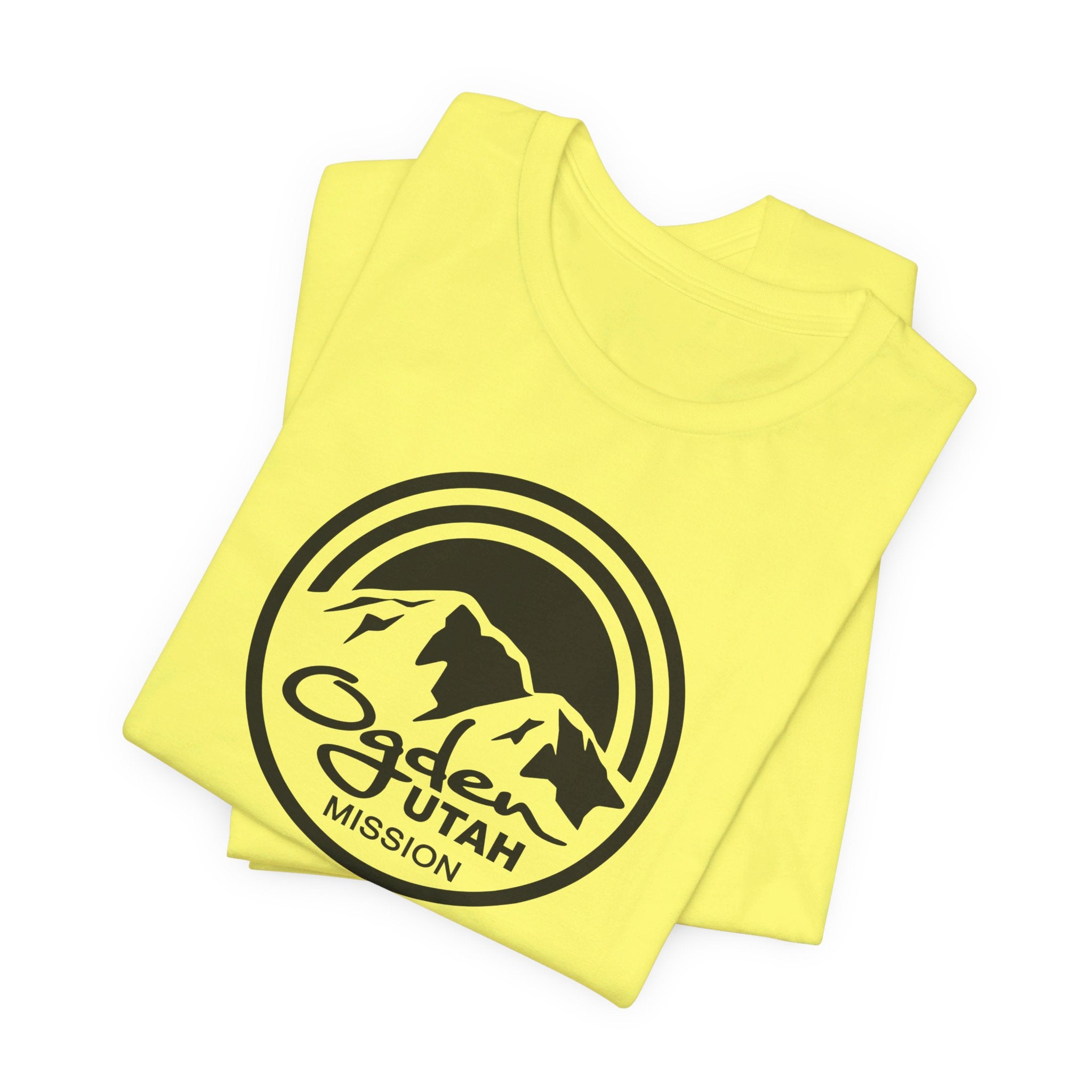 Utah Ogden Mission Circular Monochrome Logo T-Shirt - Mission Wishlist - LDS Missionary Gift Store