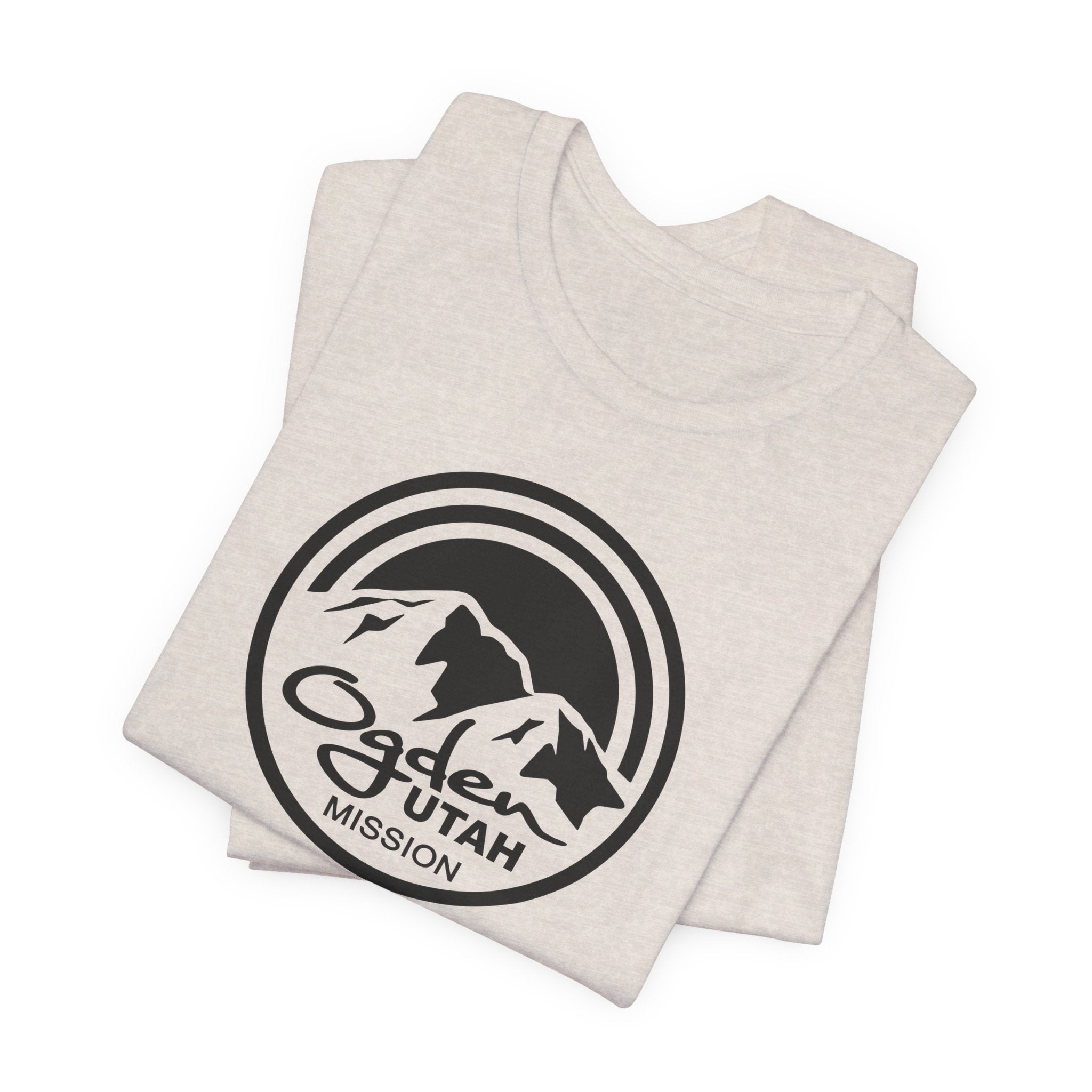 Utah Ogden Mission Circular Monochrome Logo T-Shirt - Mission Wishlist - LDS Missionary Gift Store