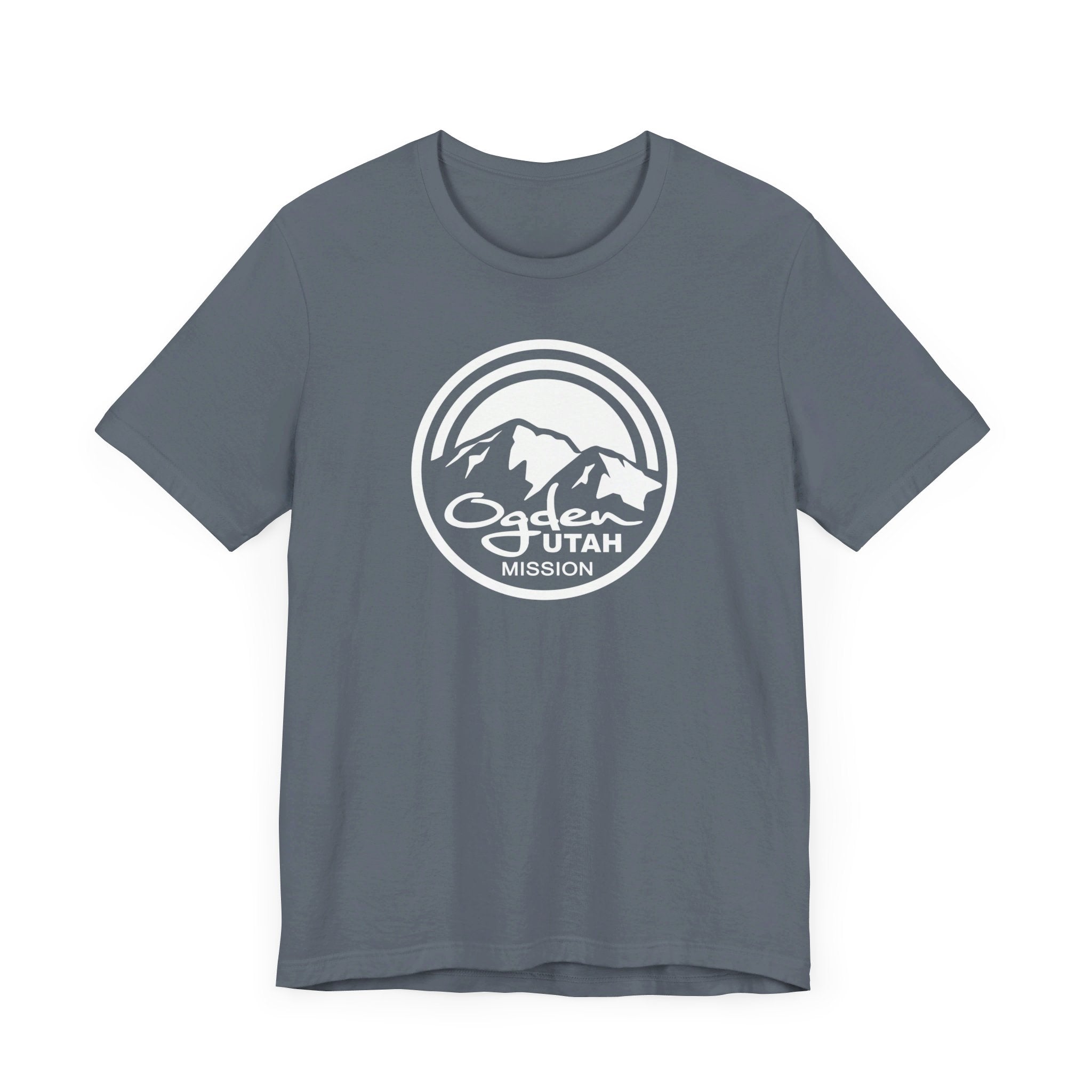 Utah Ogden Mission Circular Monochrome Logo T-Shirt - Mission Wishlist - LDS Missionary Gift Store