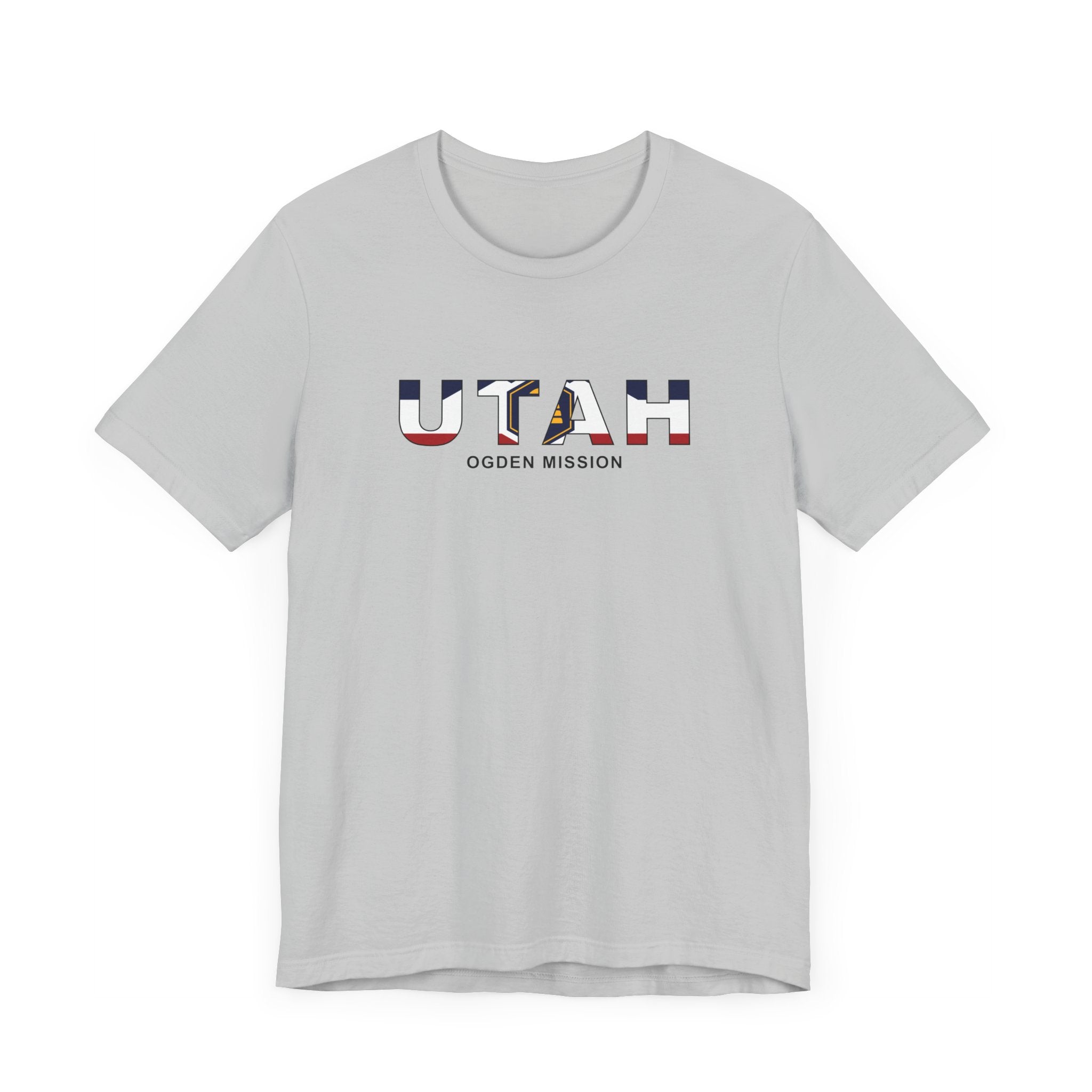Utah Ogden Mission Flag Title T-shirt - Mission Wishlist - LDS Missionary Gift Store