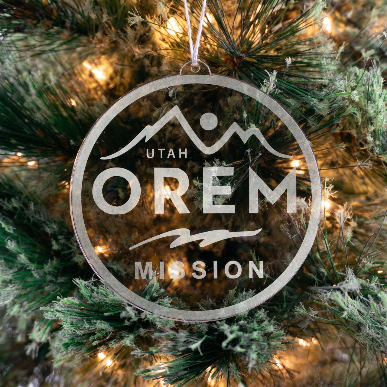 Utah Orem Mission Christmas Ornament - Latter-Day Saint LDS Missionary Gift - Book of Mormon