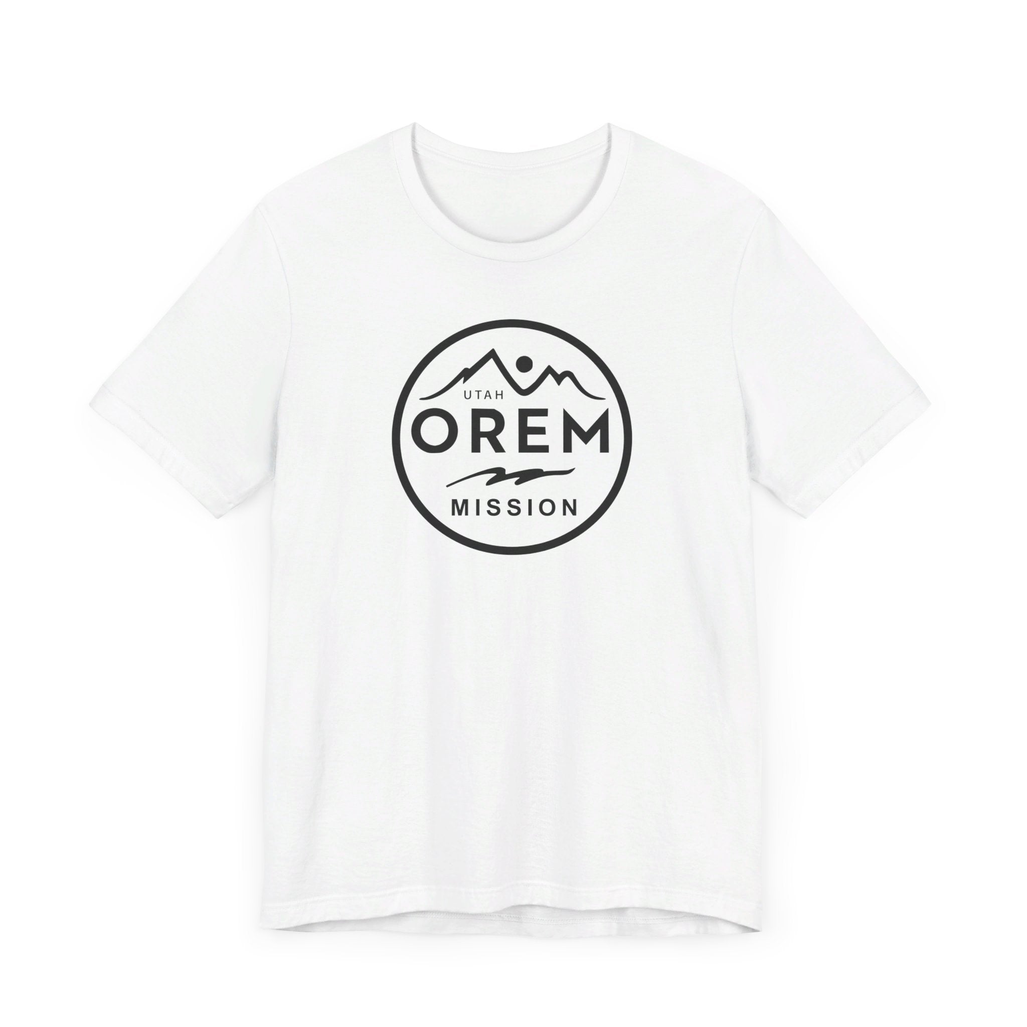 Utah Orem Mission Circular Monochrome Logo T-Shirt - Mission Wishlist - LDS Missionary Gift Store
