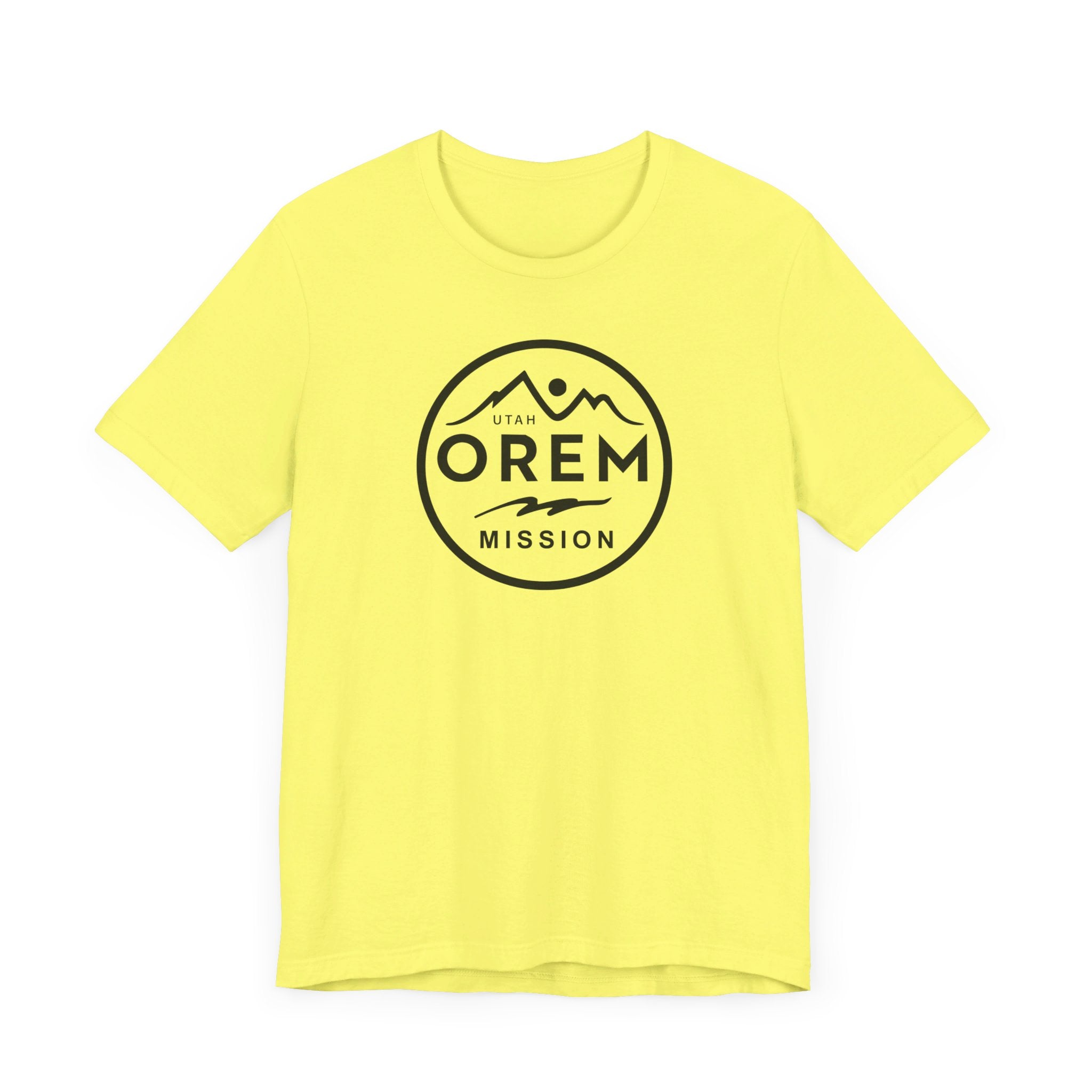 Utah Orem Mission Circular Monochrome Logo T-Shirt - Mission Wishlist - LDS Missionary Gift Store