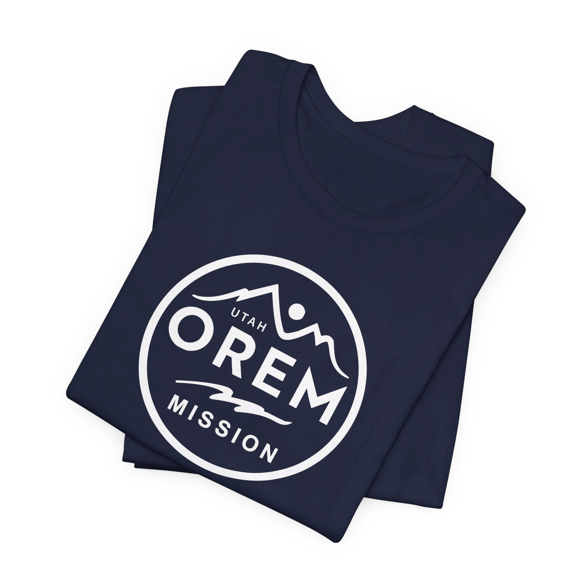 Utah Orem Mission Circular Monochrome Logo T-Shirt - Mission Wishlist - LDS Missionary Gift Store