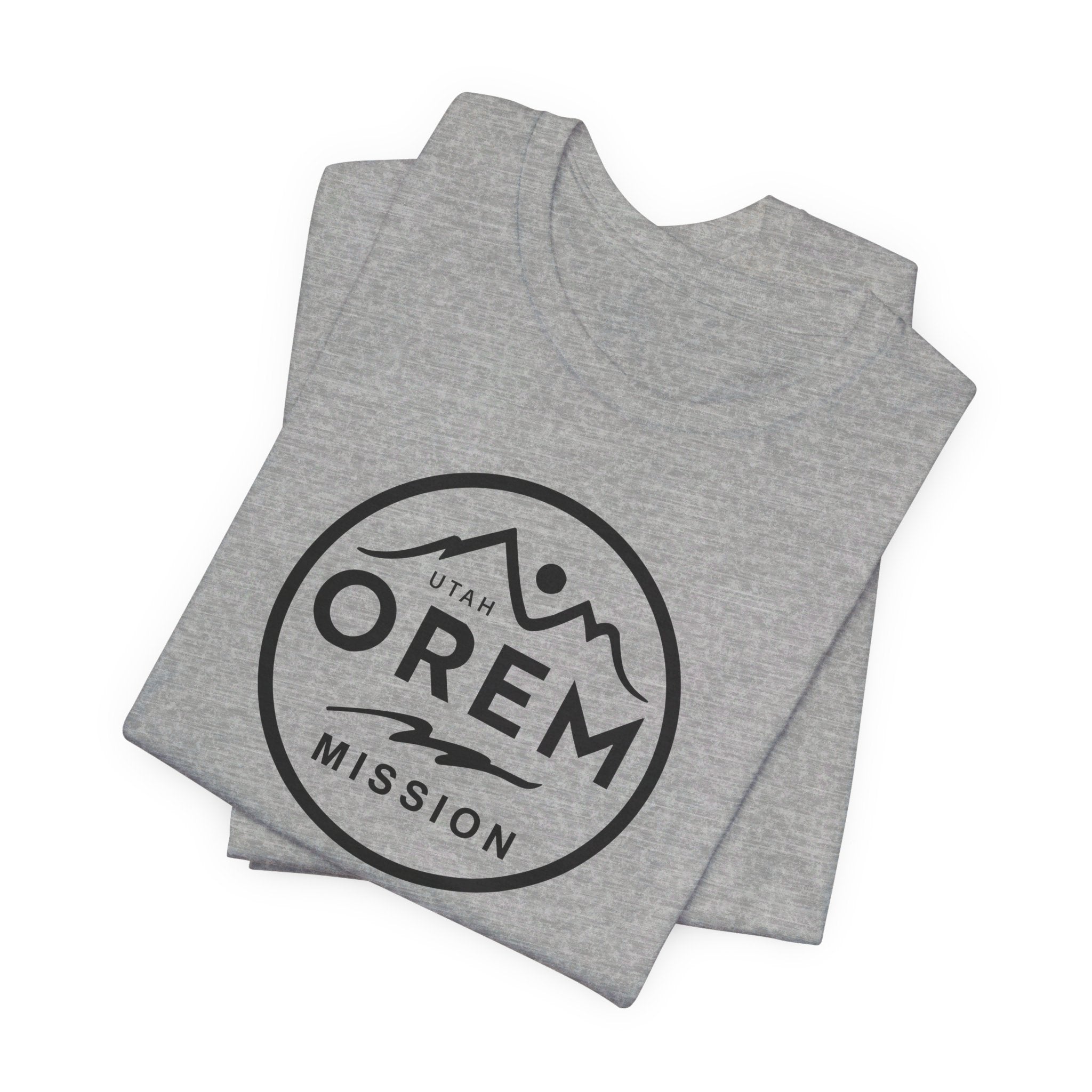 Utah Orem Mission Circular Monochrome Logo T-Shirt - Mission Wishlist - LDS Missionary Gift Store