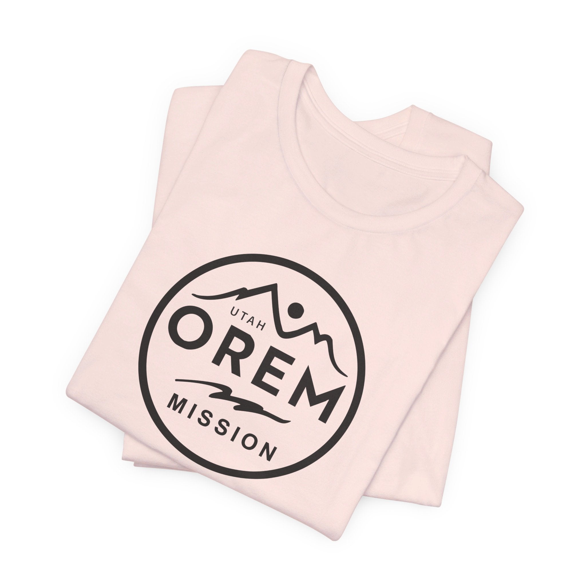 Utah Orem Mission Circular Monochrome Logo T-Shirt - Mission Wishlist - LDS Missionary Gift Store