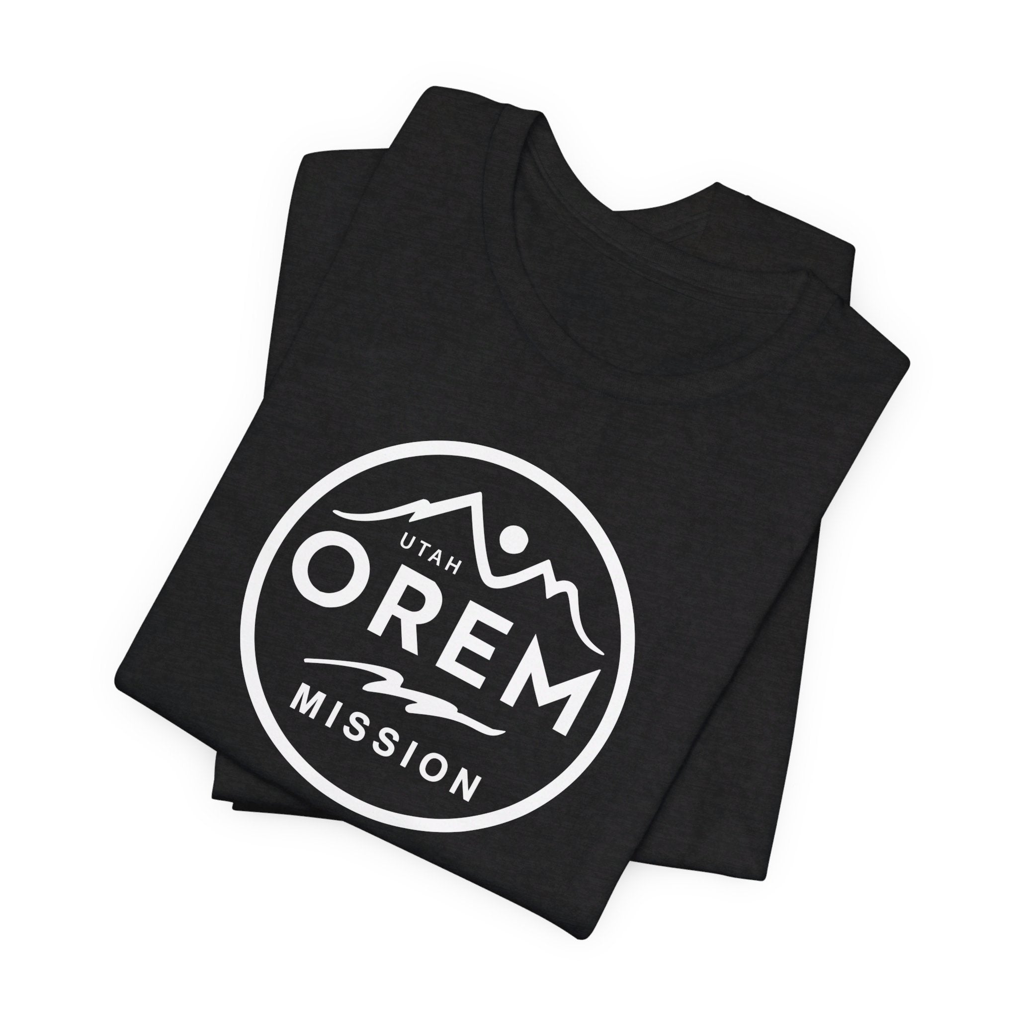 Utah Orem Mission Circular Monochrome Logo T-Shirt - Mission Wishlist - LDS Missionary Gift Store
