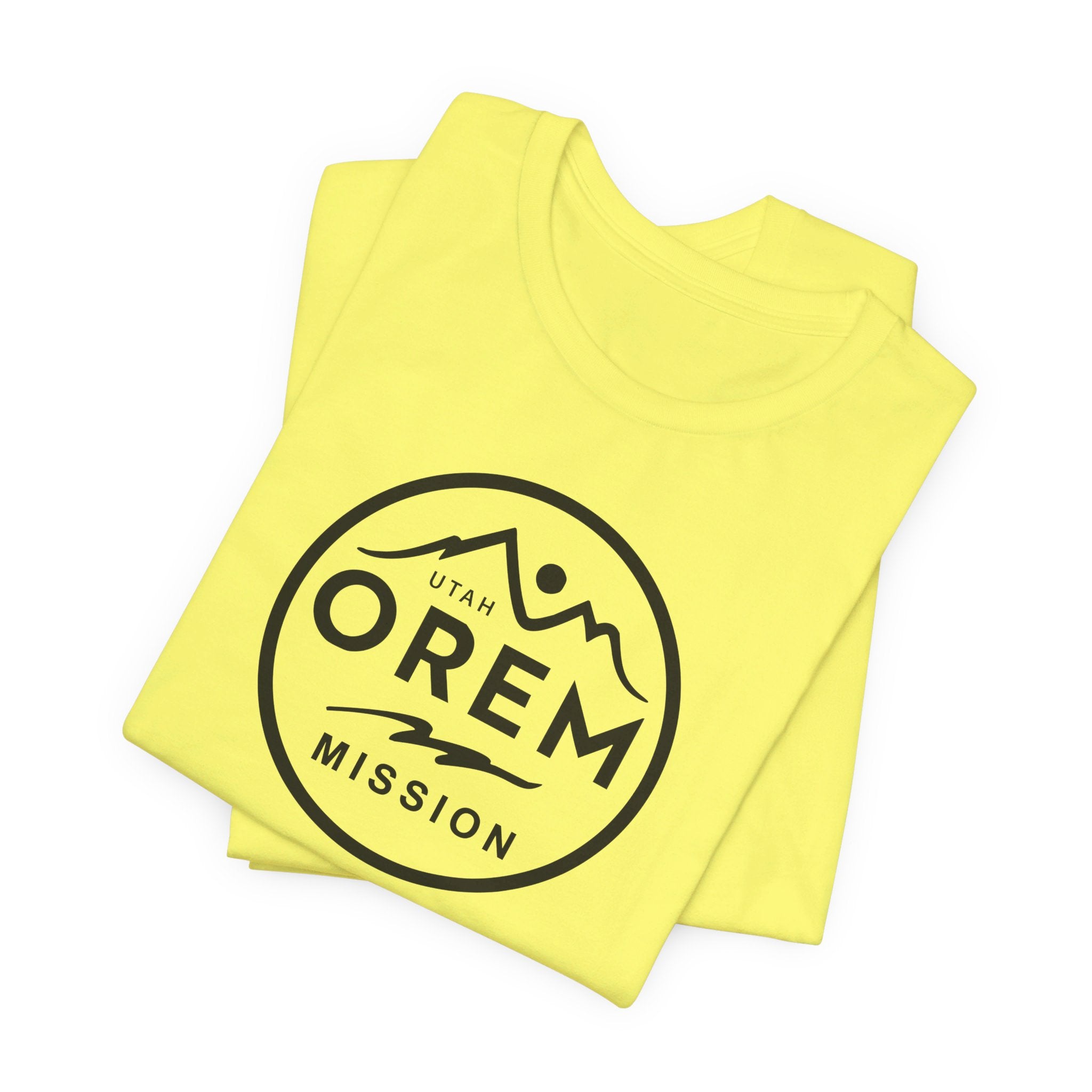 Utah Orem Mission Circular Monochrome Logo T-Shirt - Mission Wishlist - LDS Missionary Gift Store