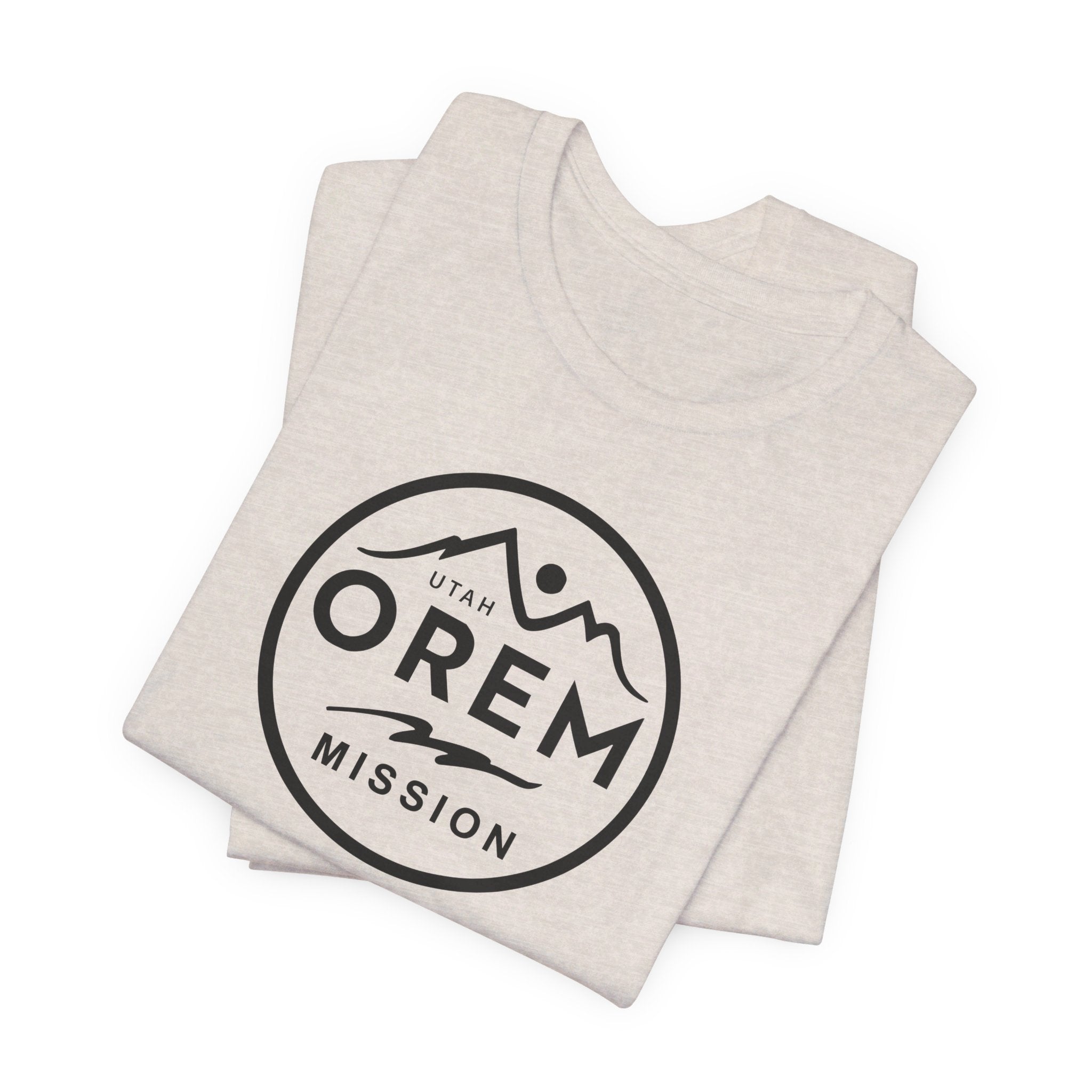 Utah Orem Mission Circular Monochrome Logo T-Shirt - Mission Wishlist - LDS Missionary Gift Store