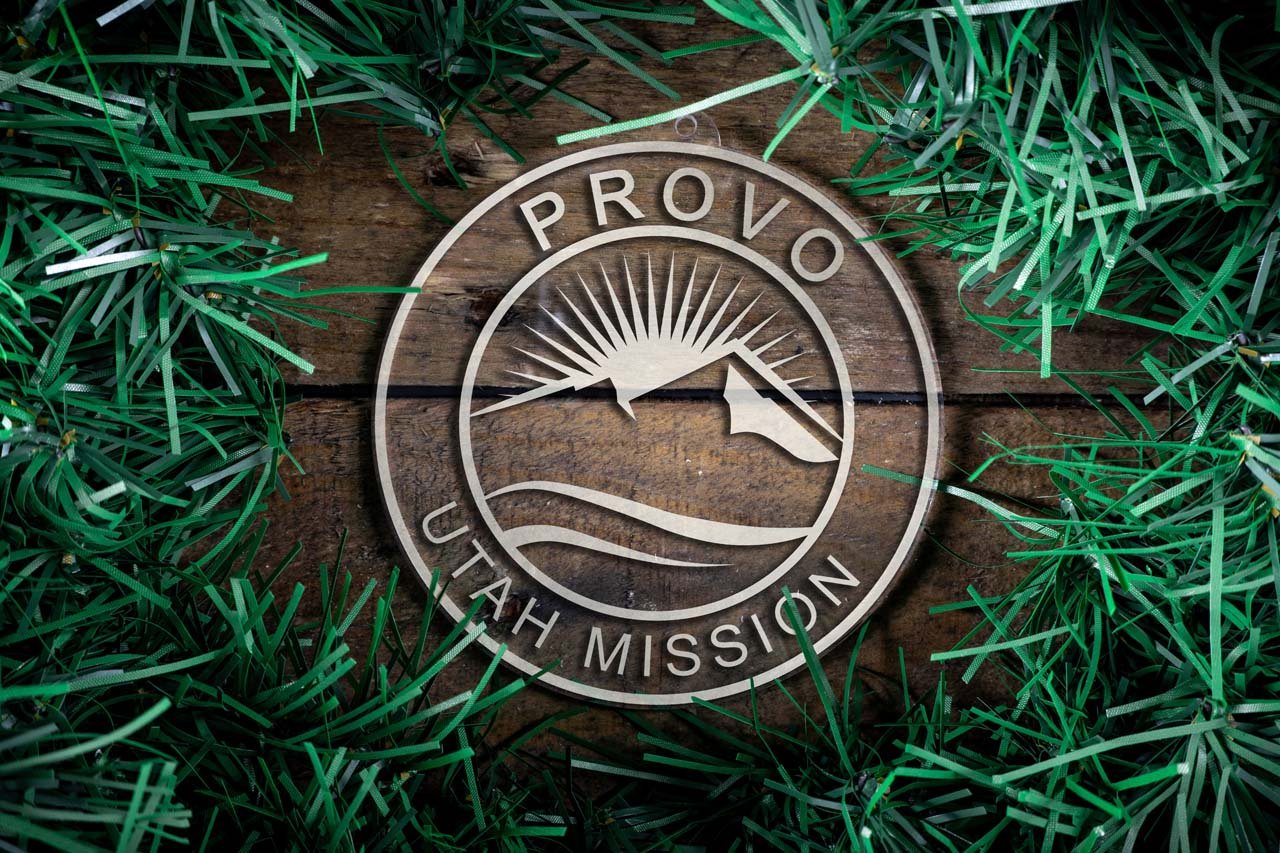 Utah Provo Mission Christmas Ornament - Latter-Day Saint LDS Missionary Gift - Book of Mormon