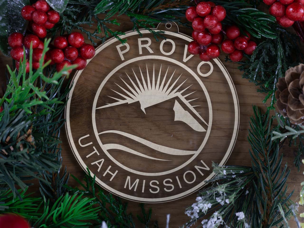 Utah Provo Mission Christmas Ornament - Latter-Day Saint LDS Missionary Gift - Book of Mormon