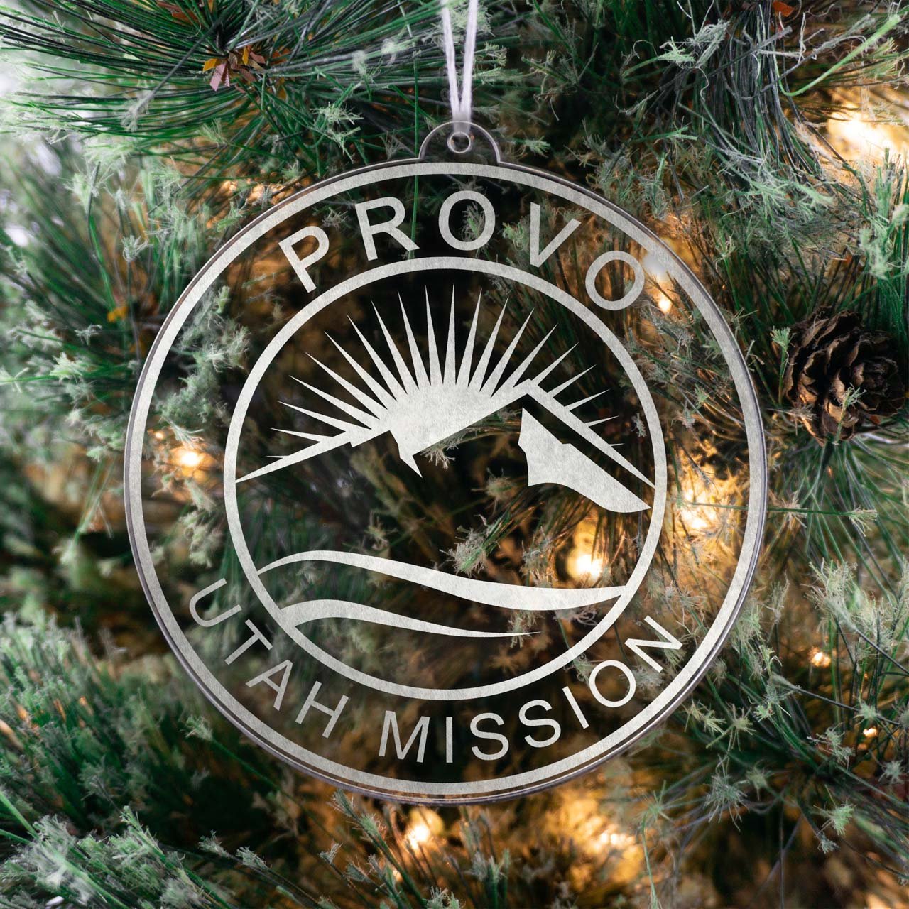 Utah Provo Mission Christmas Ornament - Latter-Day Saint LDS Missionary Gift - Book of Mormon