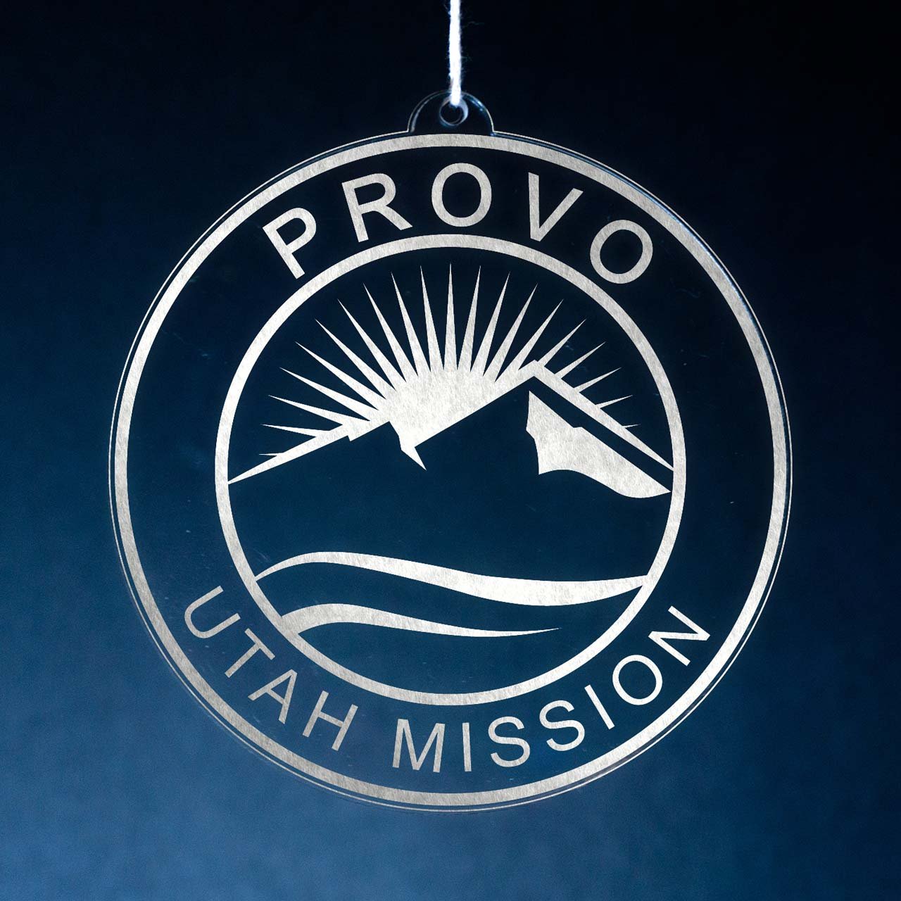 Utah Provo Mission Christmas Ornament - Latter-Day Saint LDS Missionary Gift - Book of Mormon