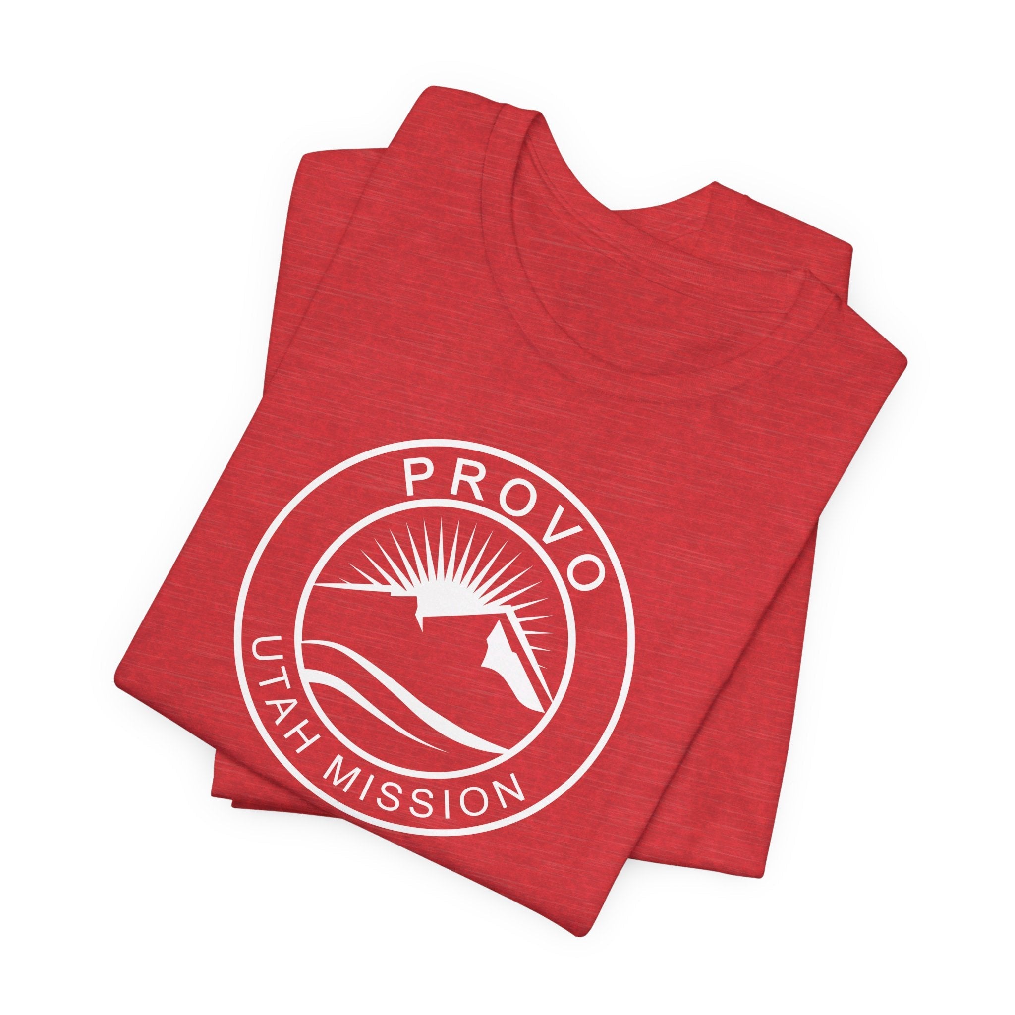 Utah Provo Mission Circular Monochrome Logo T-Shirt - Mission Wishlist - LDS Missionary Gift Store